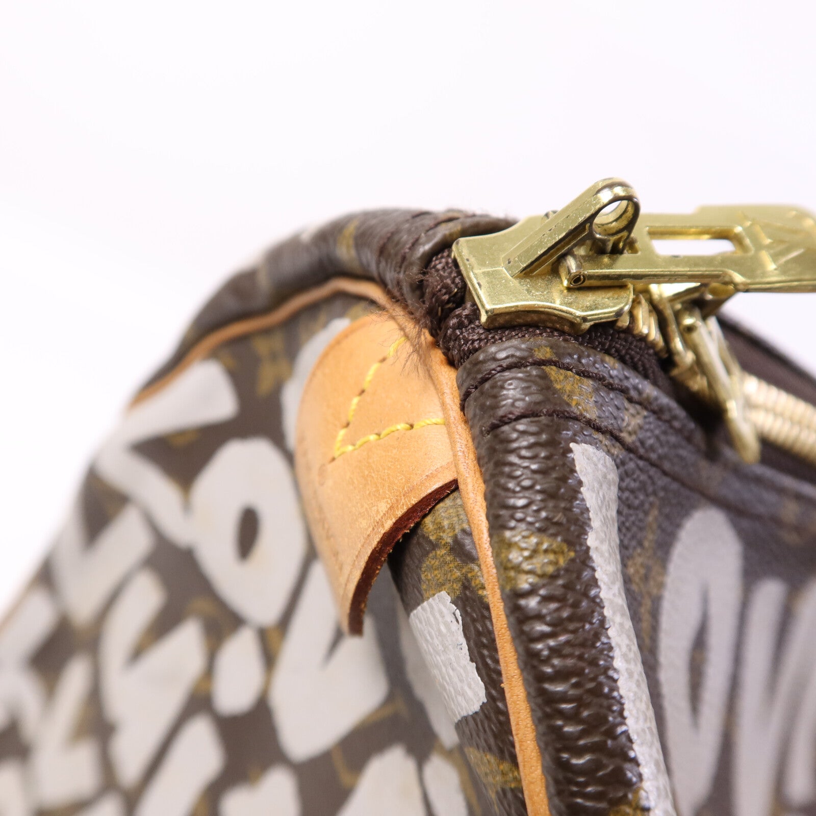 LOUIS VUITTON Monogram Graffiti Keepall 50金扣手挽袋