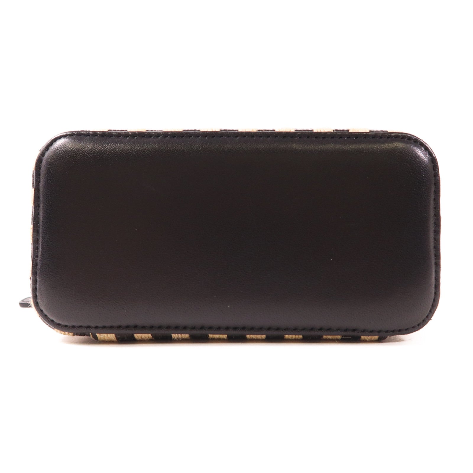 CHANEL Raffia Vanity Case金扣鏈帶肩背袋