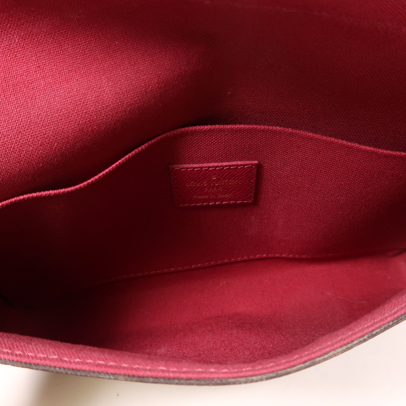 LOUIS VUITTON Monogram Pochette Felicie金扣鏈帶肩背袋棕色
