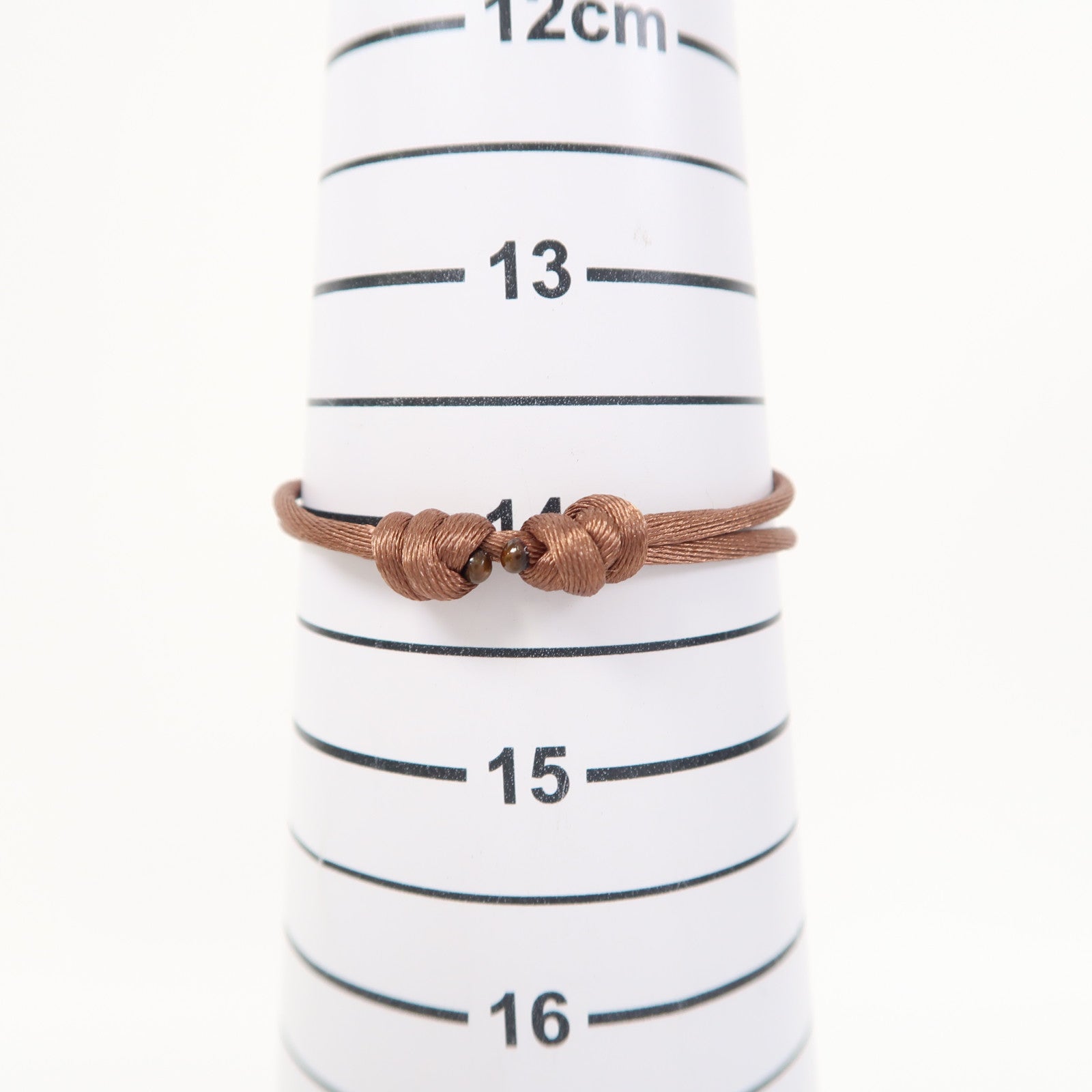 CARTIER 18K黃金/白金/玫瑰金Trinity Bracelet手鏈啡色
