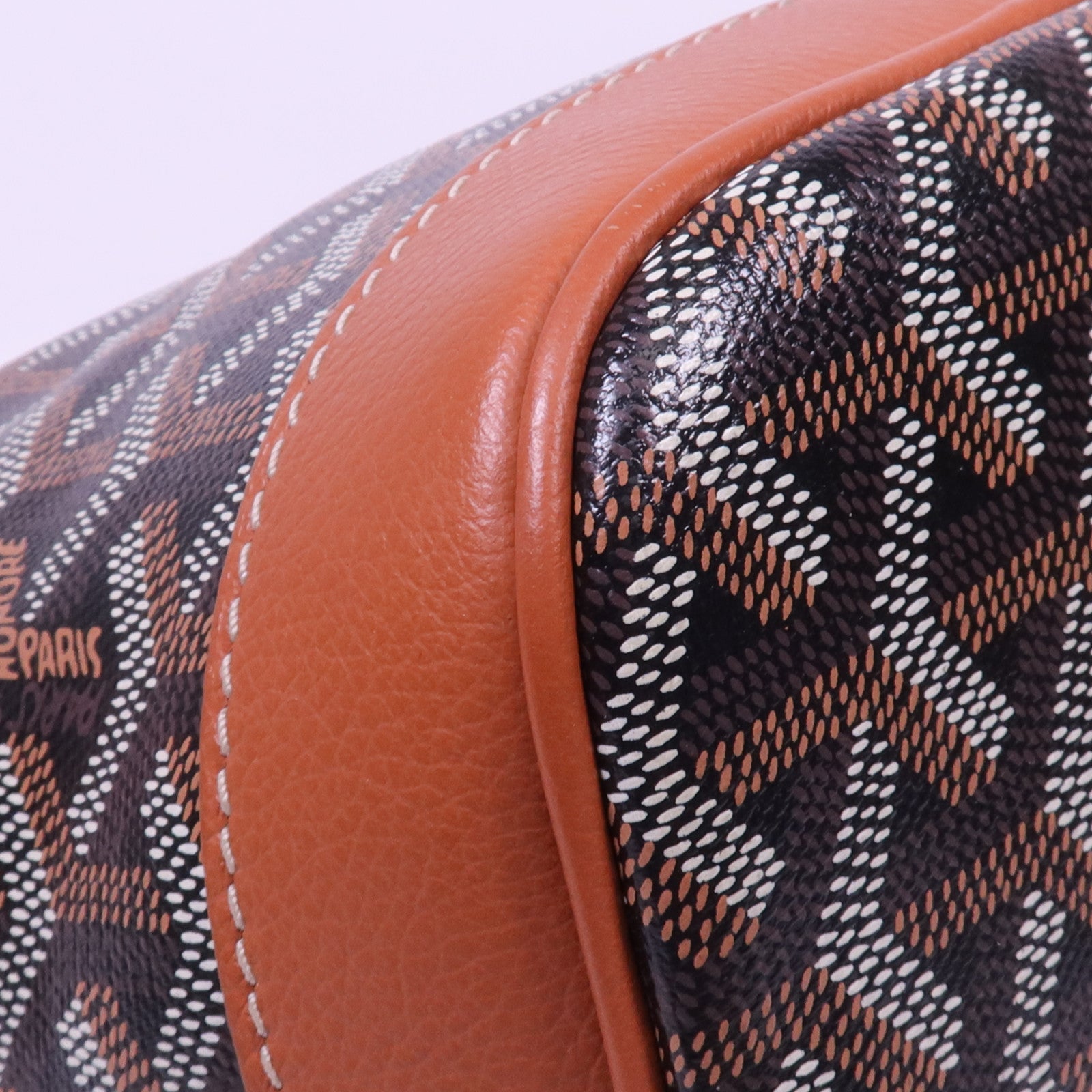 GOYARD 【激減優惠】塗層帆布Petit Flot Bucket Bag銀扣肩背袋