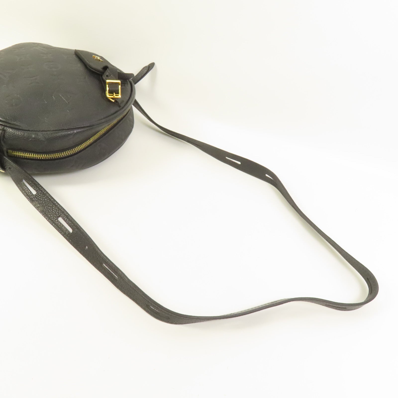 LOUIS VUITTON Monogram Empreinte Boite Chapeau Souple MMBoite Chapeau Souple MM金扣肩背袋