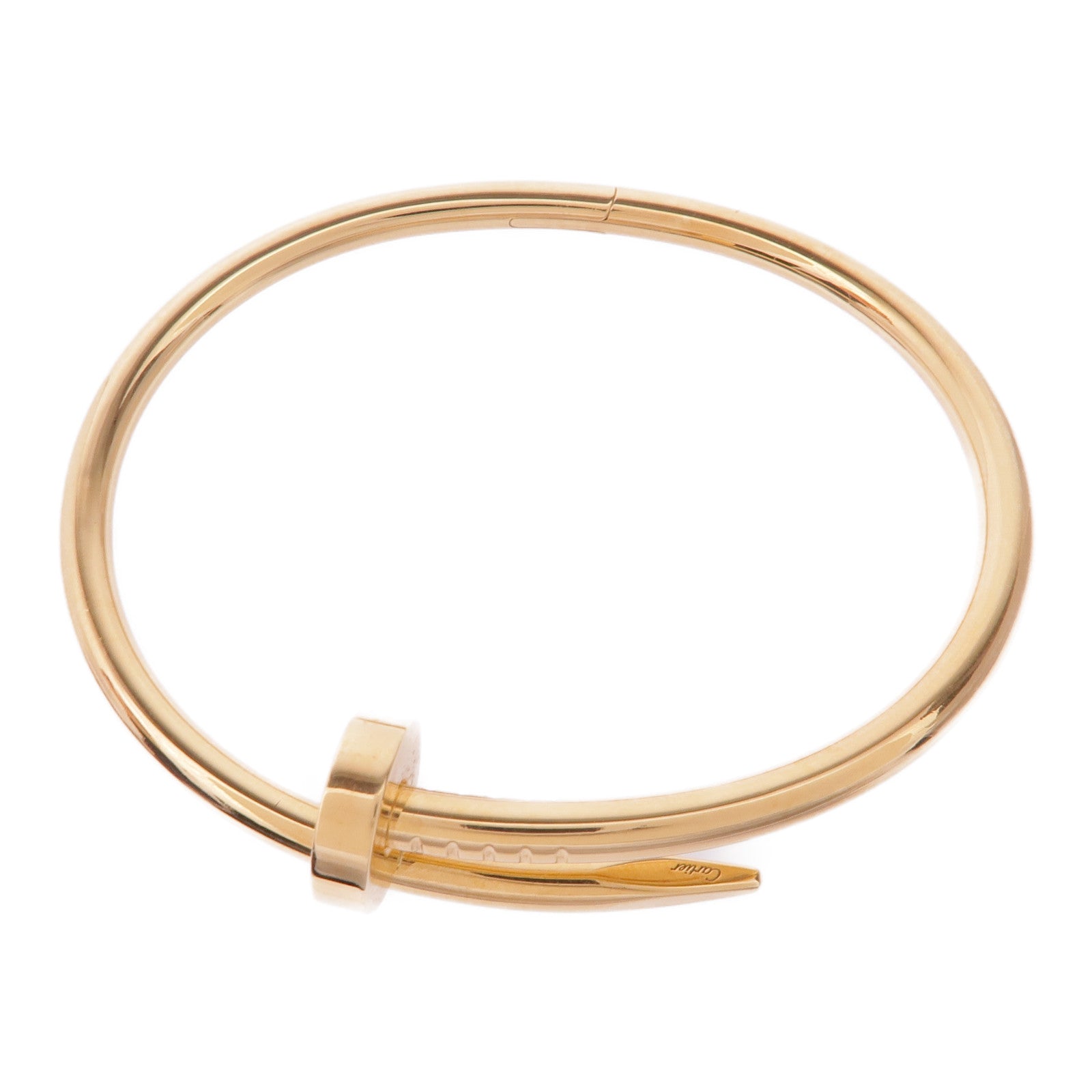 CARTIER 18K黃金Juste un Clou手鐲Cartier#16