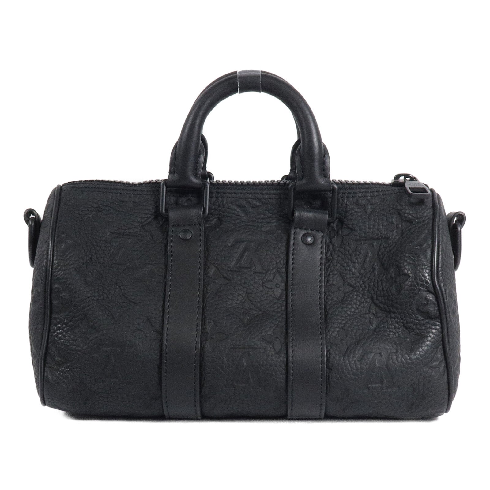 LOUIS VUITTON Monogram Taurillon Keepall Bandouliere 25手挽肩背兩用袋