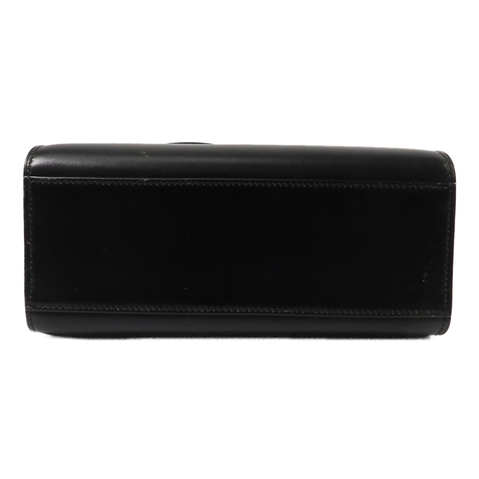 HERMES Box皮革Kelly Sport PM肩背袋Noir