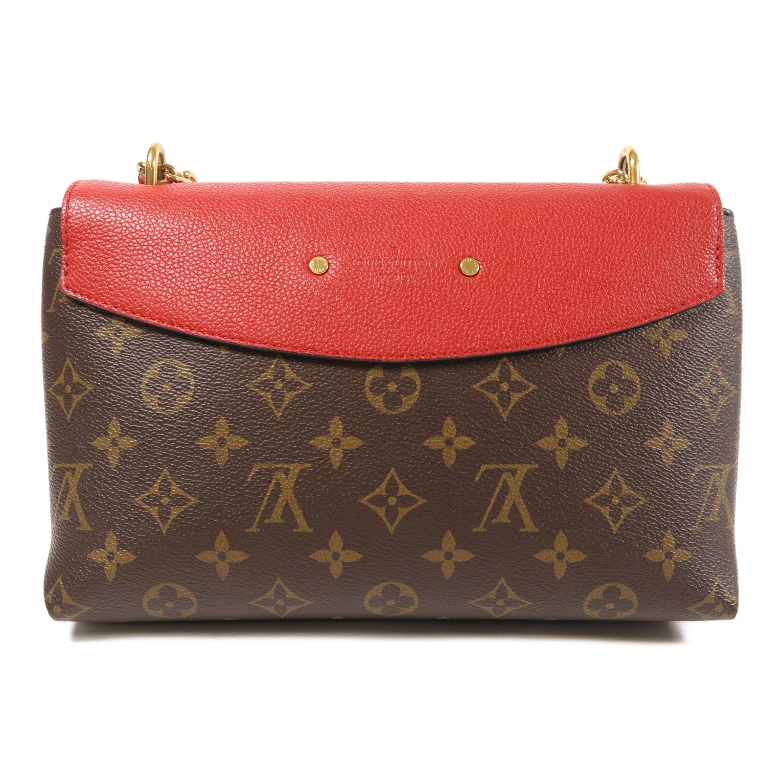 LOUIS VUITTON Monogram Saint Placide金扣肩背袋