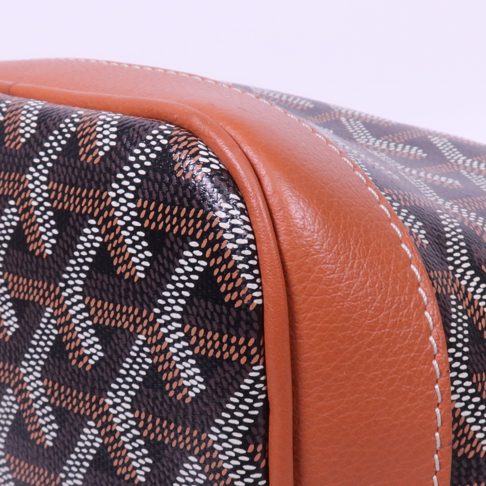 GOYARD 【激減優惠】塗層帆布Petit Flot Bucket Bag銀扣肩背袋