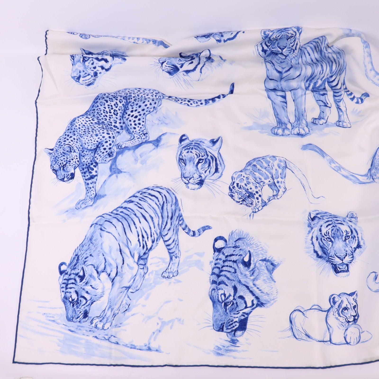 HERMES 絲質Scarf 90X90絲巾