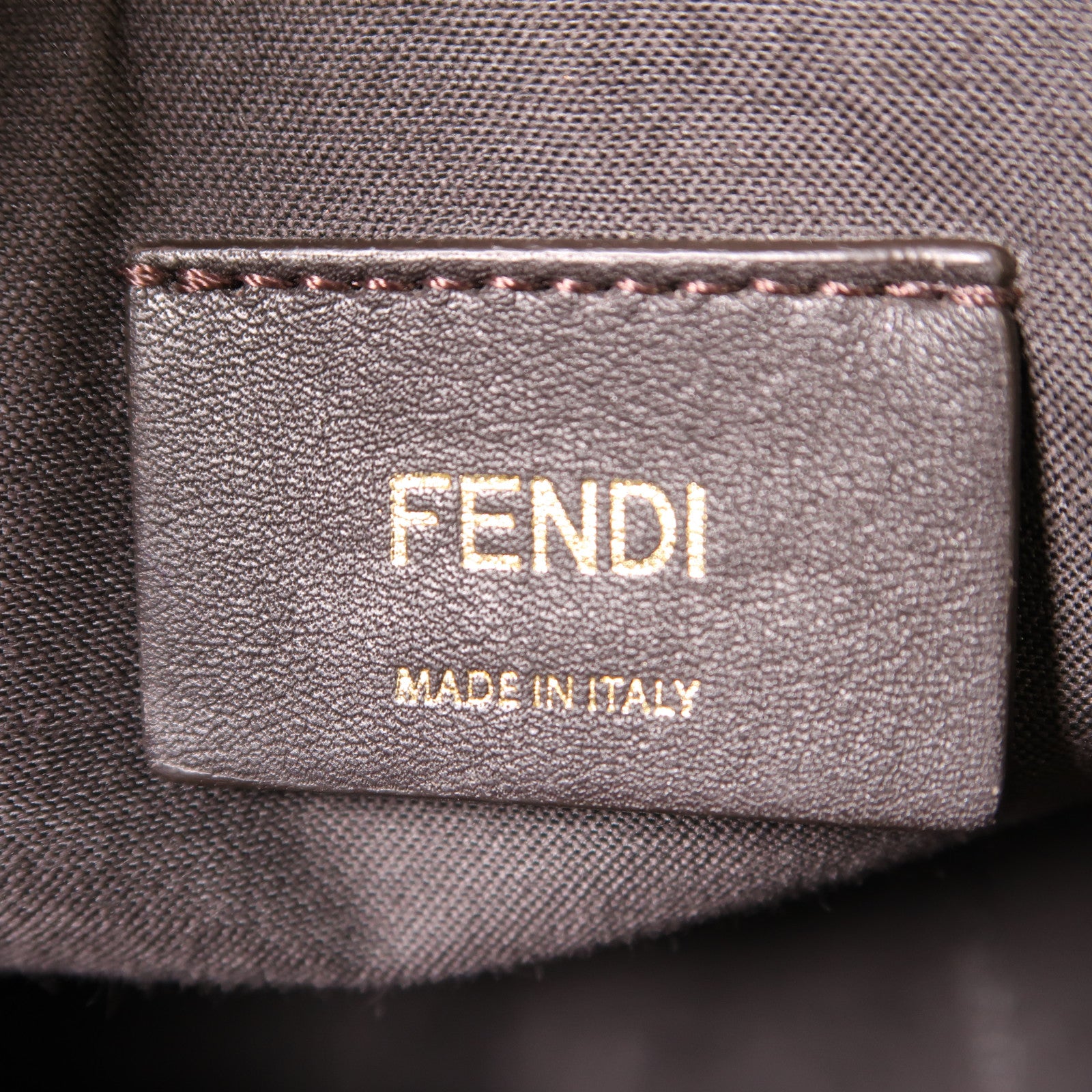 FENDI 牛皮皮革Shoulder Bag金扣手挽肩背兩用袋白色/啡色/黑色