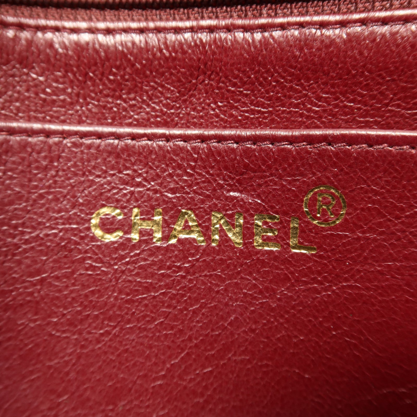 CHANEL 羊皮皮革Diana金扣鏈帶肩背袋