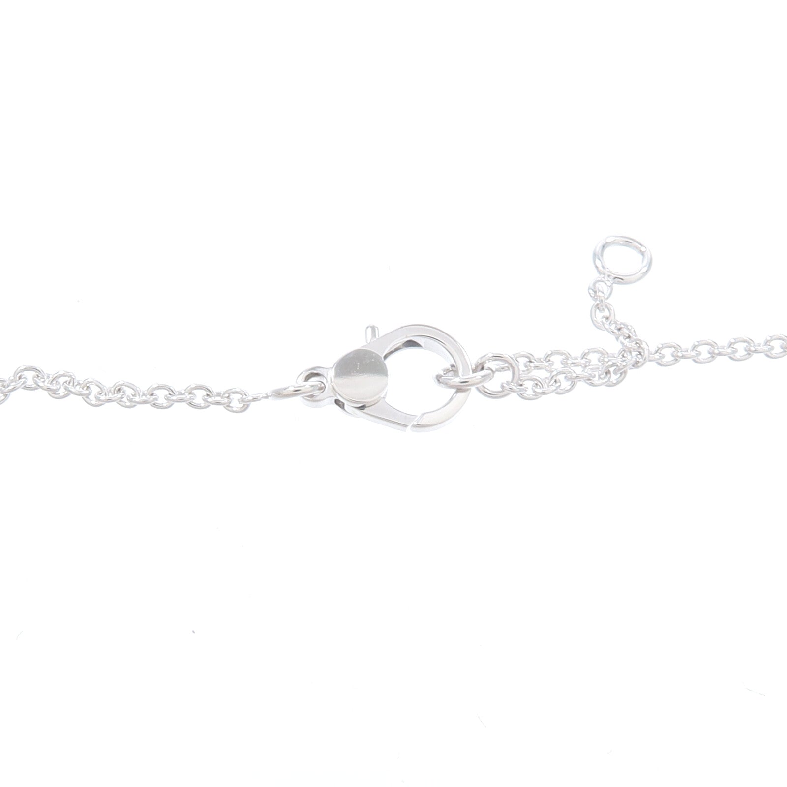 HERMES 18K白金Finesse Pendant鑽石項鍊
