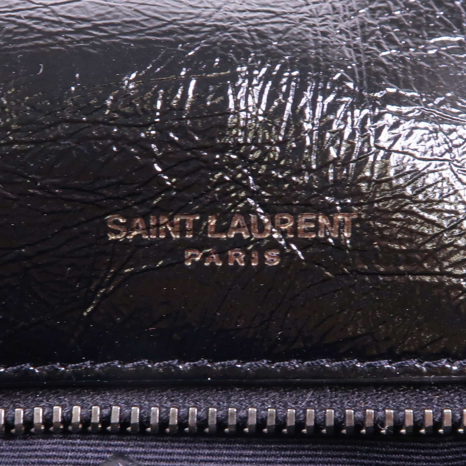 SAINT LAURENT 牛皮皮革Niki Large銀扣鏈帶肩背袋