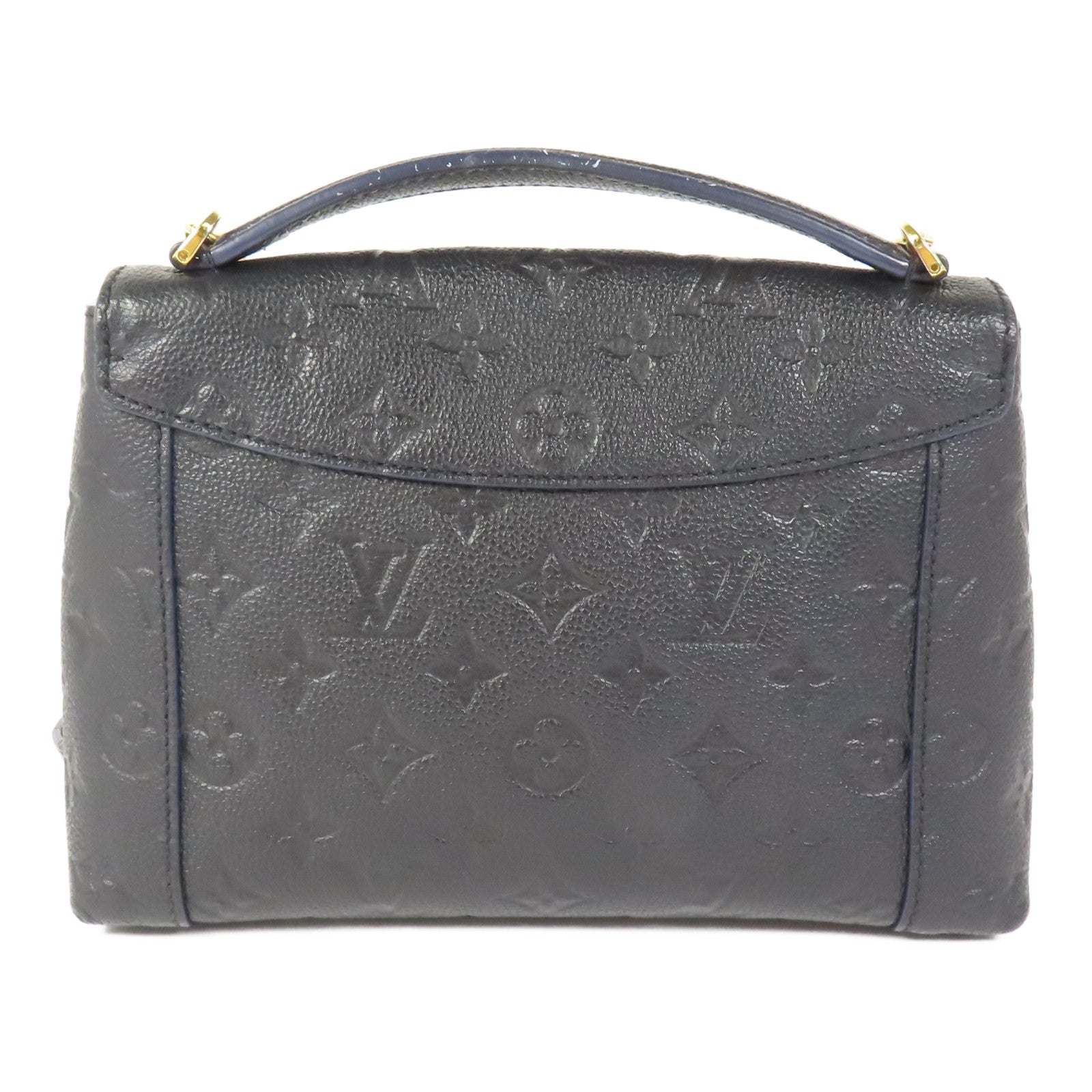 LOUIS VUITTON Monogram Empreinte Blanche BB金扣肩背袋