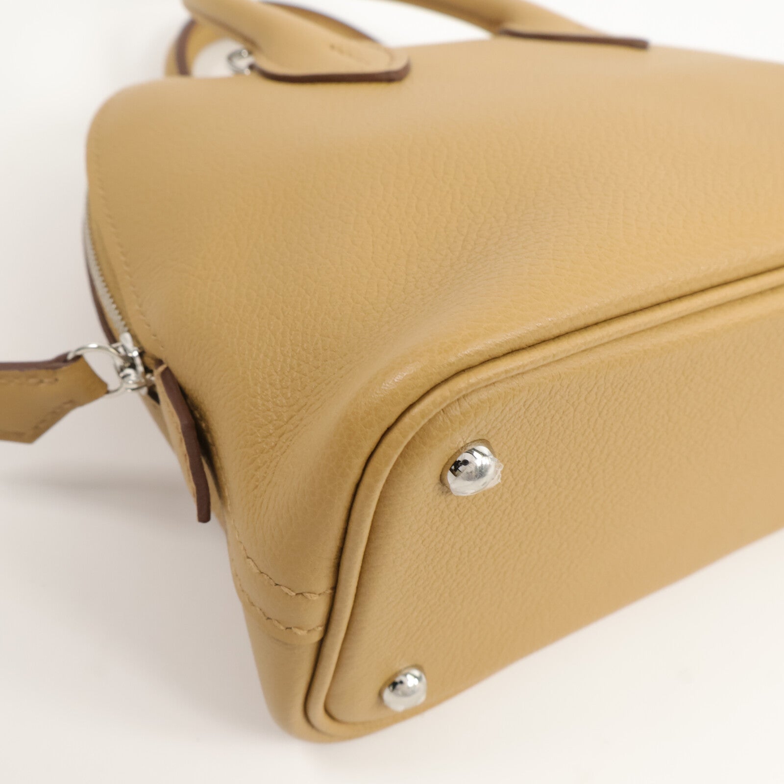 HERMES Evercolor皮革Mini Bolide 1923手挽肩背兩用袋Biscult