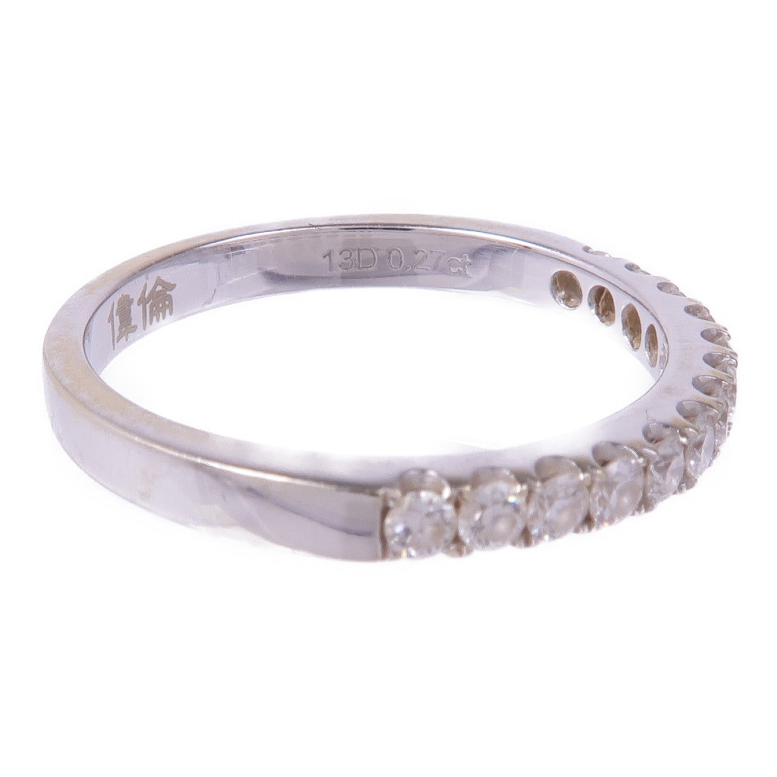 JEWELRY 18K白金Diamond Ring鑽石戒指US#5