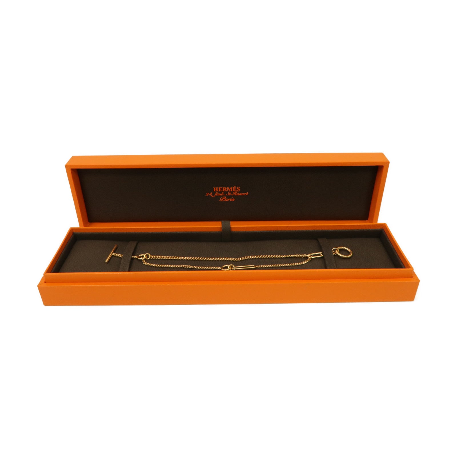 HERMES 18K玫瑰金Bracelet手鏈金色