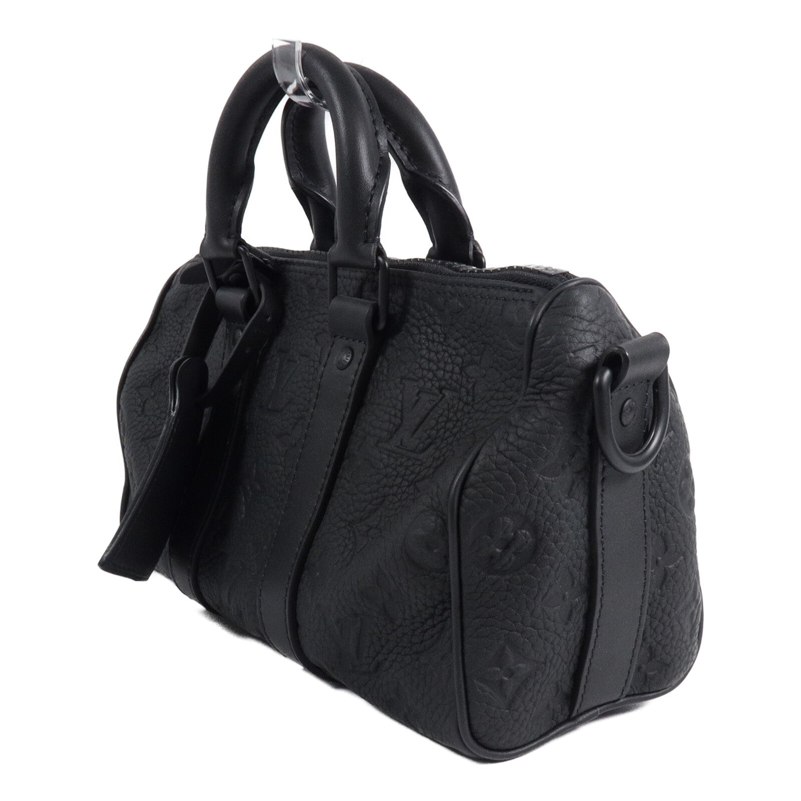 LOUIS VUITTON Monogram Taurillon Keepall Bandouliere 25手挽肩背兩用袋