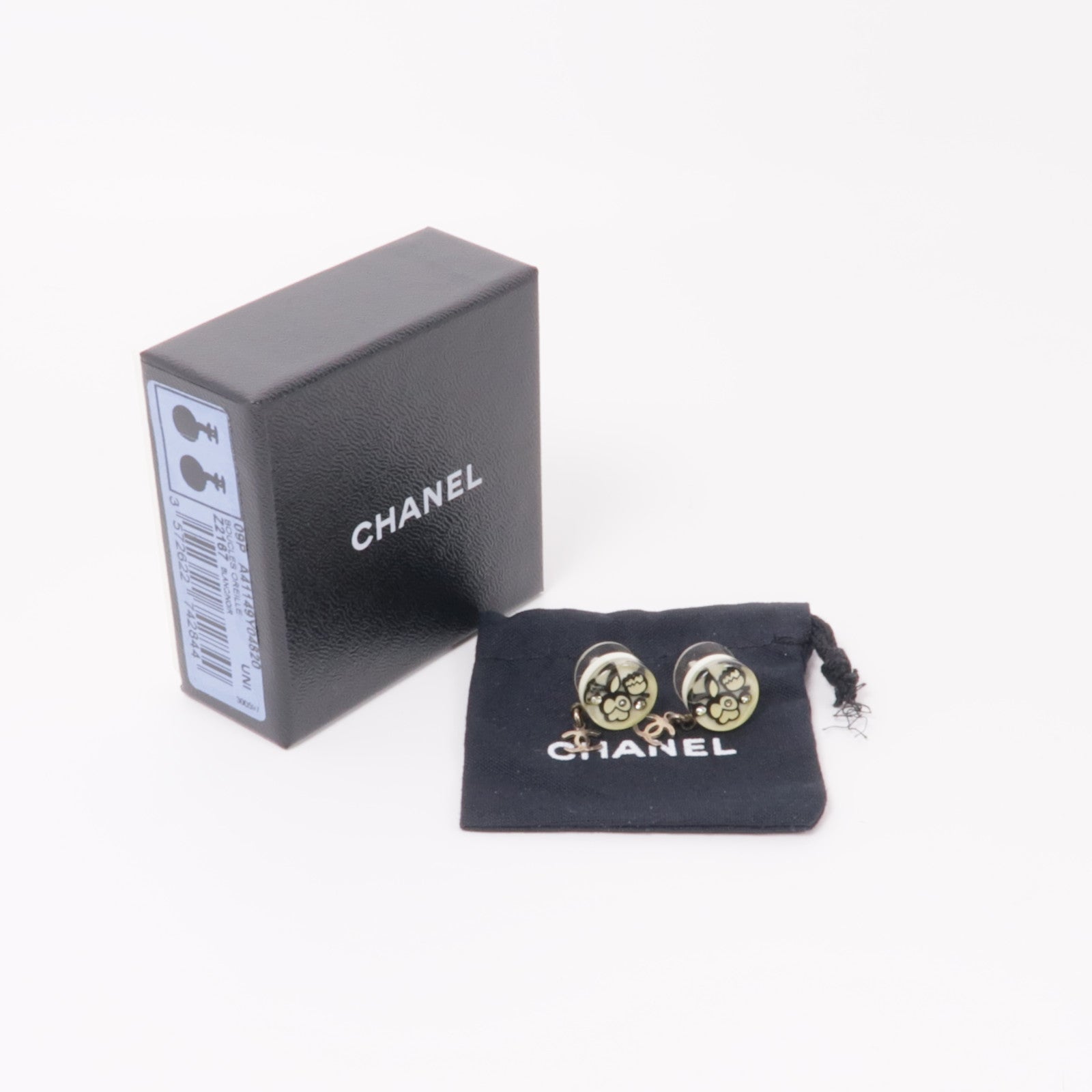 CHANEL PVC/金屬Earring耳環