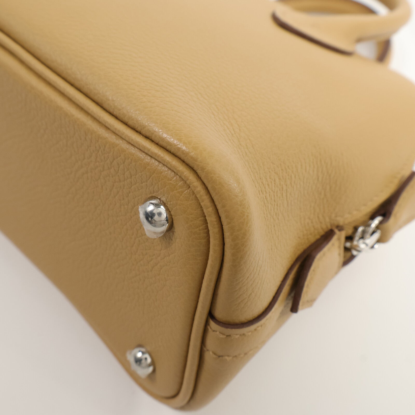 HERMES Evercolor皮革Mini Bolide 1923手挽肩背兩用袋Biscult