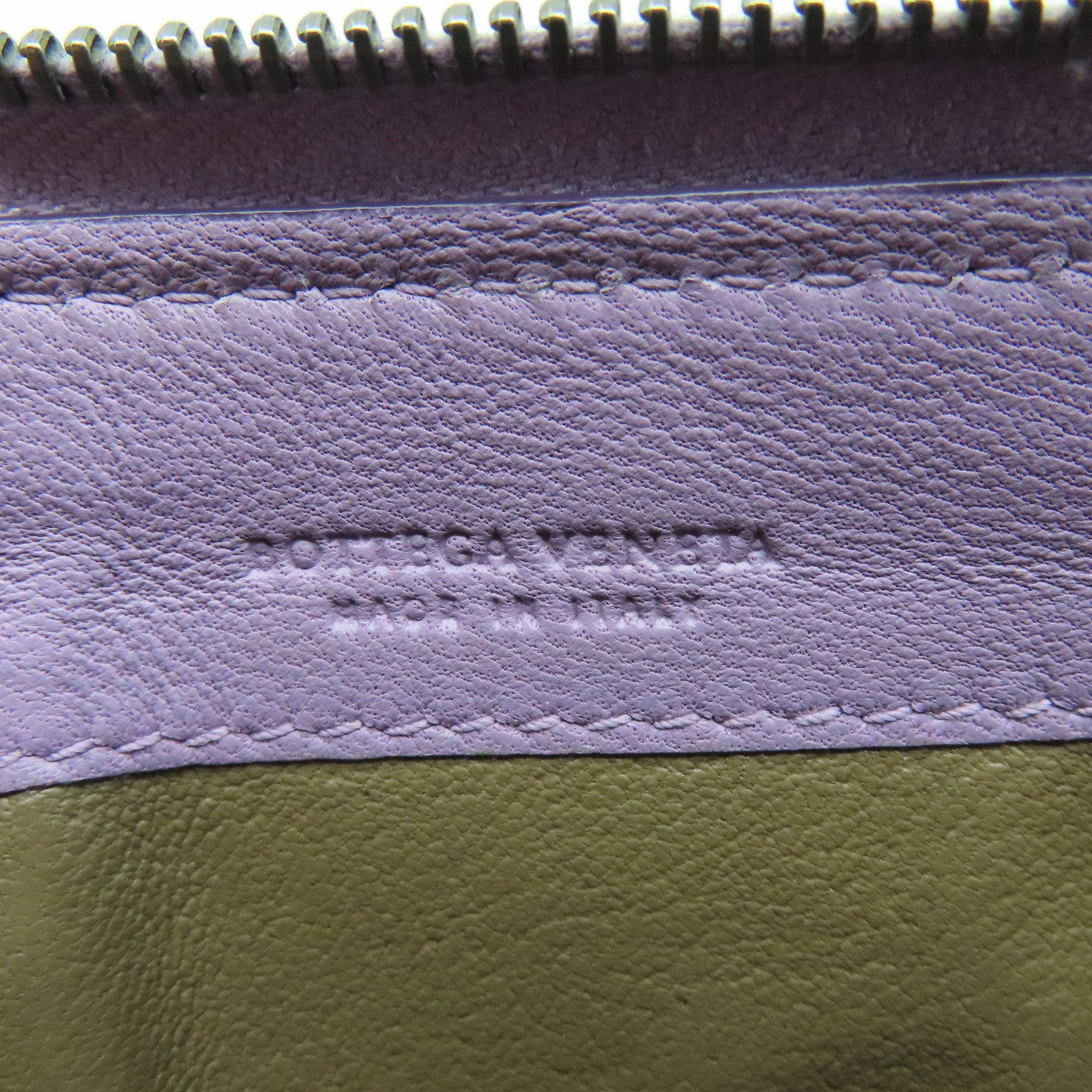 BOTTEGA VENETA 【激減優惠】羊皮皮革/織紋皮革Long Wallet錢包紫色