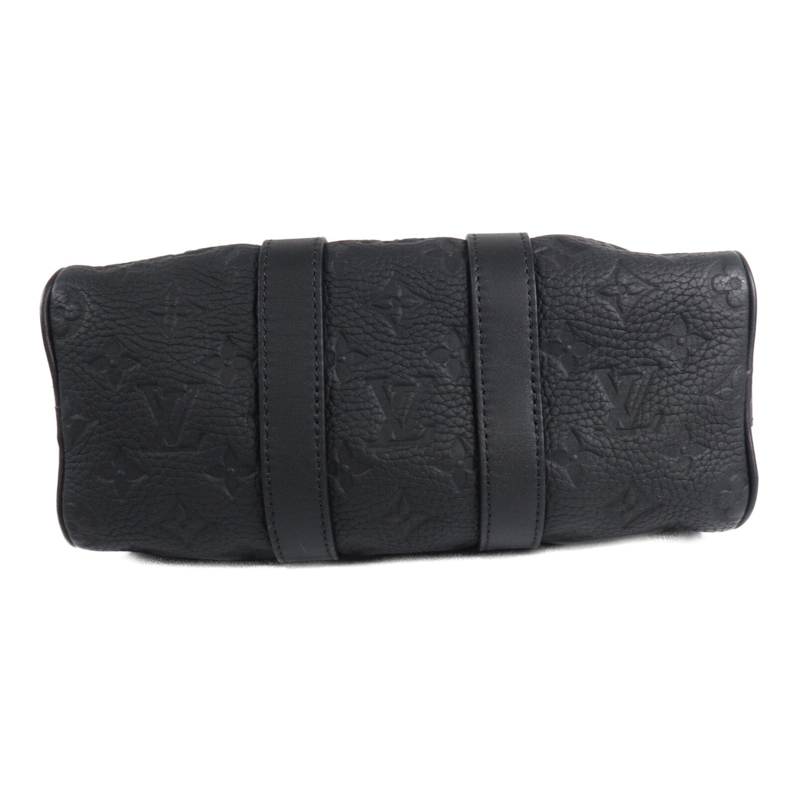 LOUIS VUITTON Monogram Taurillon Keepall Bandouliere 25手挽肩背兩用袋