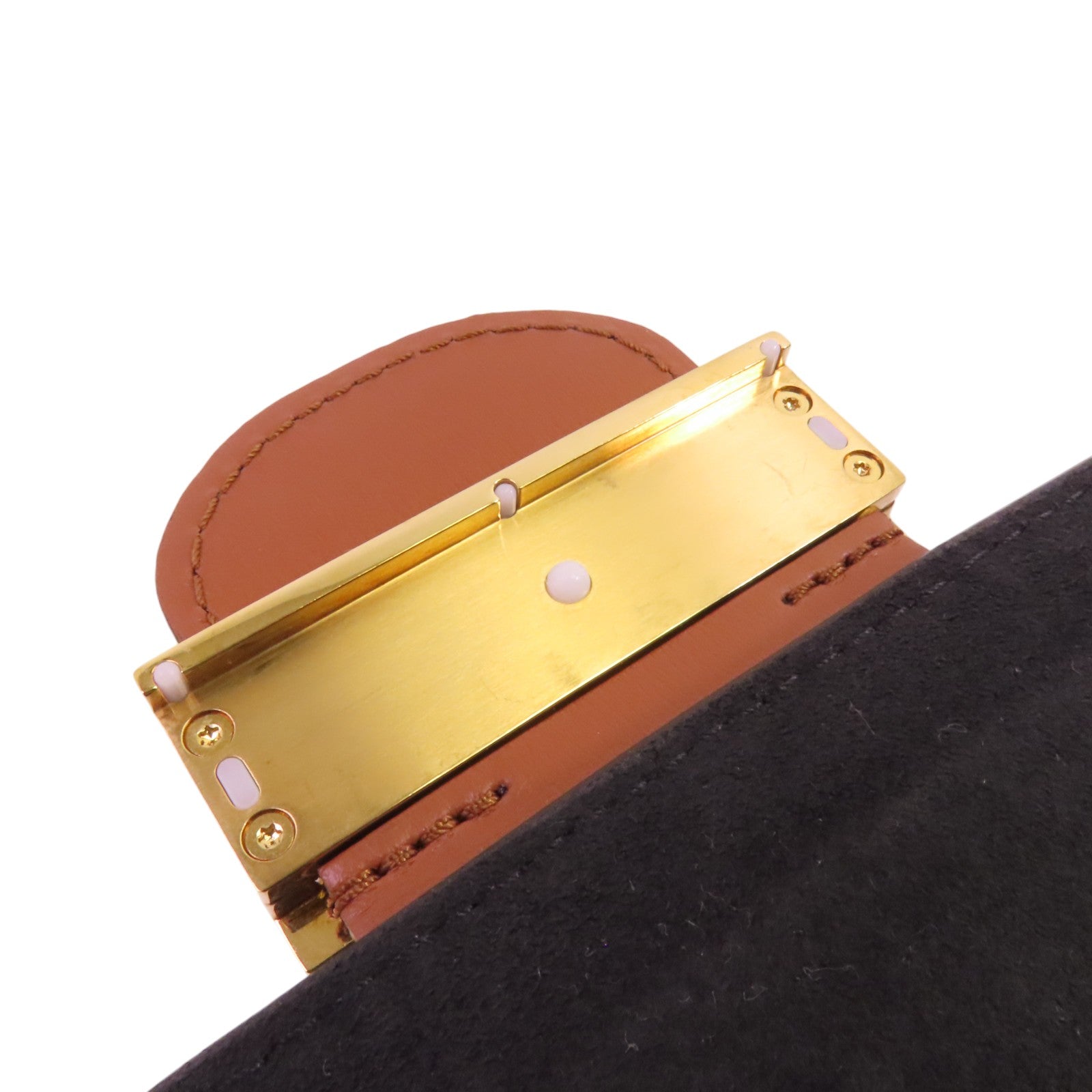 LOUIS VUITTON Monogram Reverse Mini Dauphine金扣肩背袋