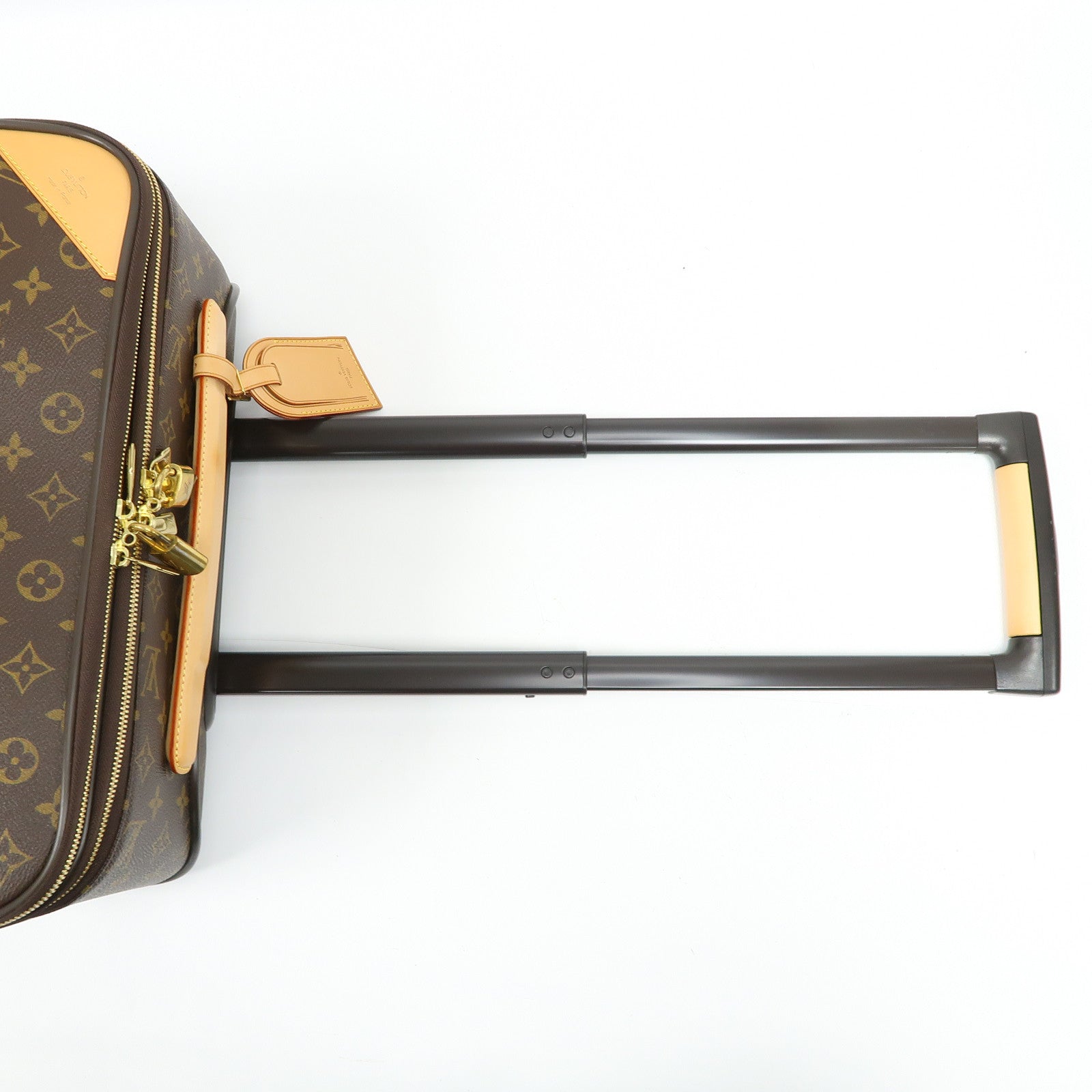 LOUIS VUITTON Monogram Pegase金扣行李箱啡色