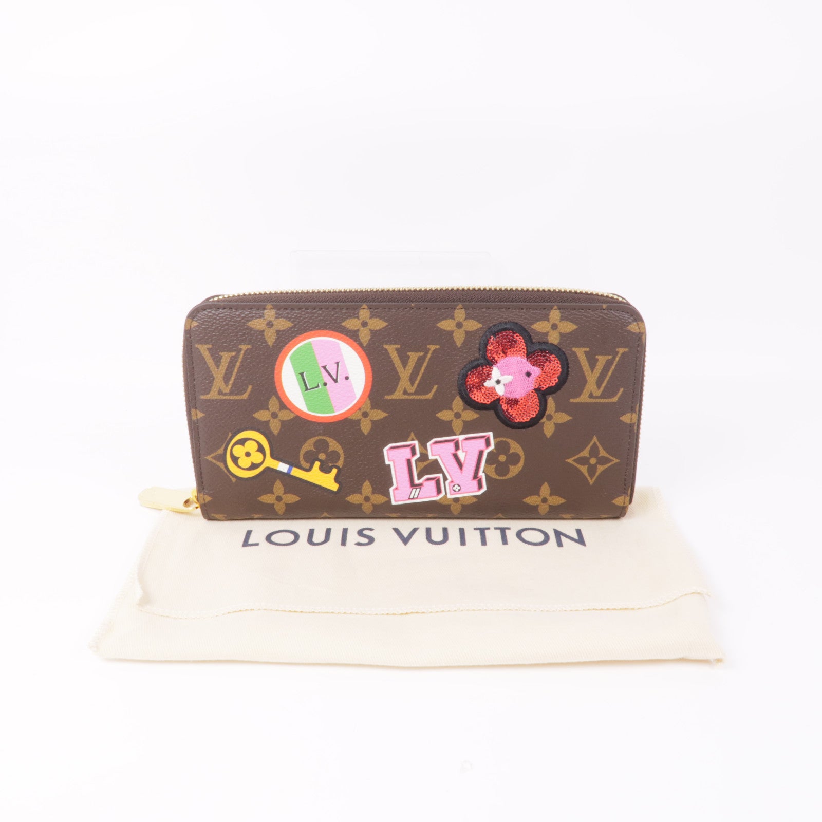 LOUIS VUITTON Monogram Long Wallet金扣長錢包