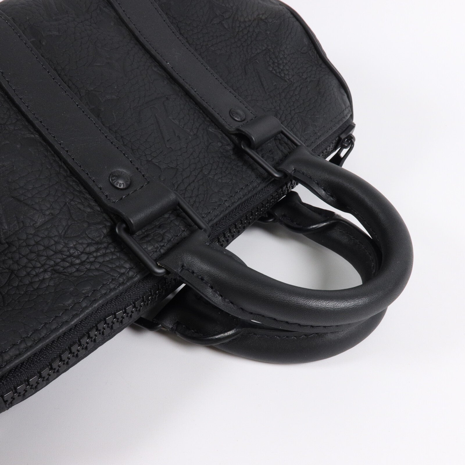 LOUIS VUITTON Monogram Taurillon Keepall Bandouliere 25手挽肩背兩用袋