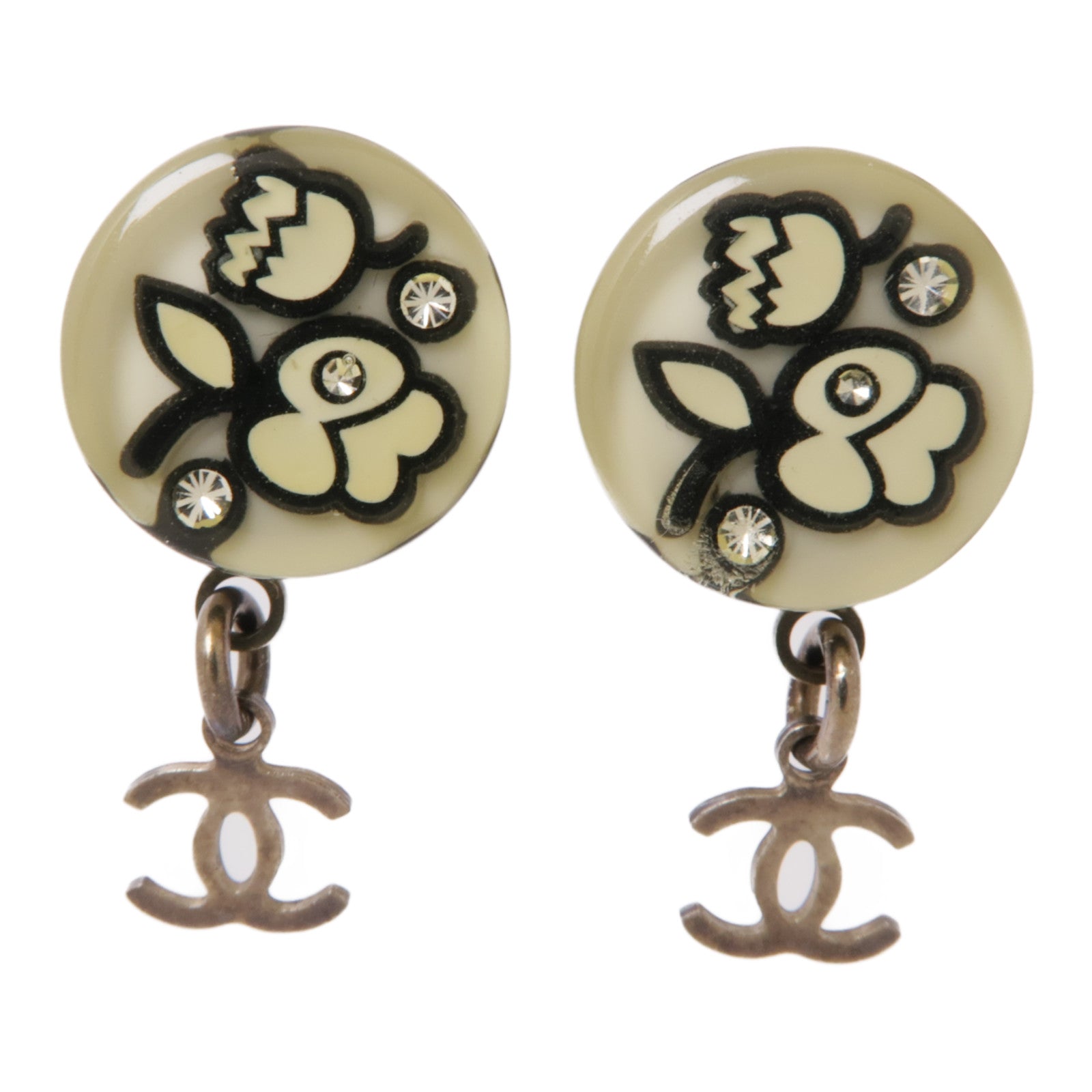 CHANEL PVC/金屬Earring耳環