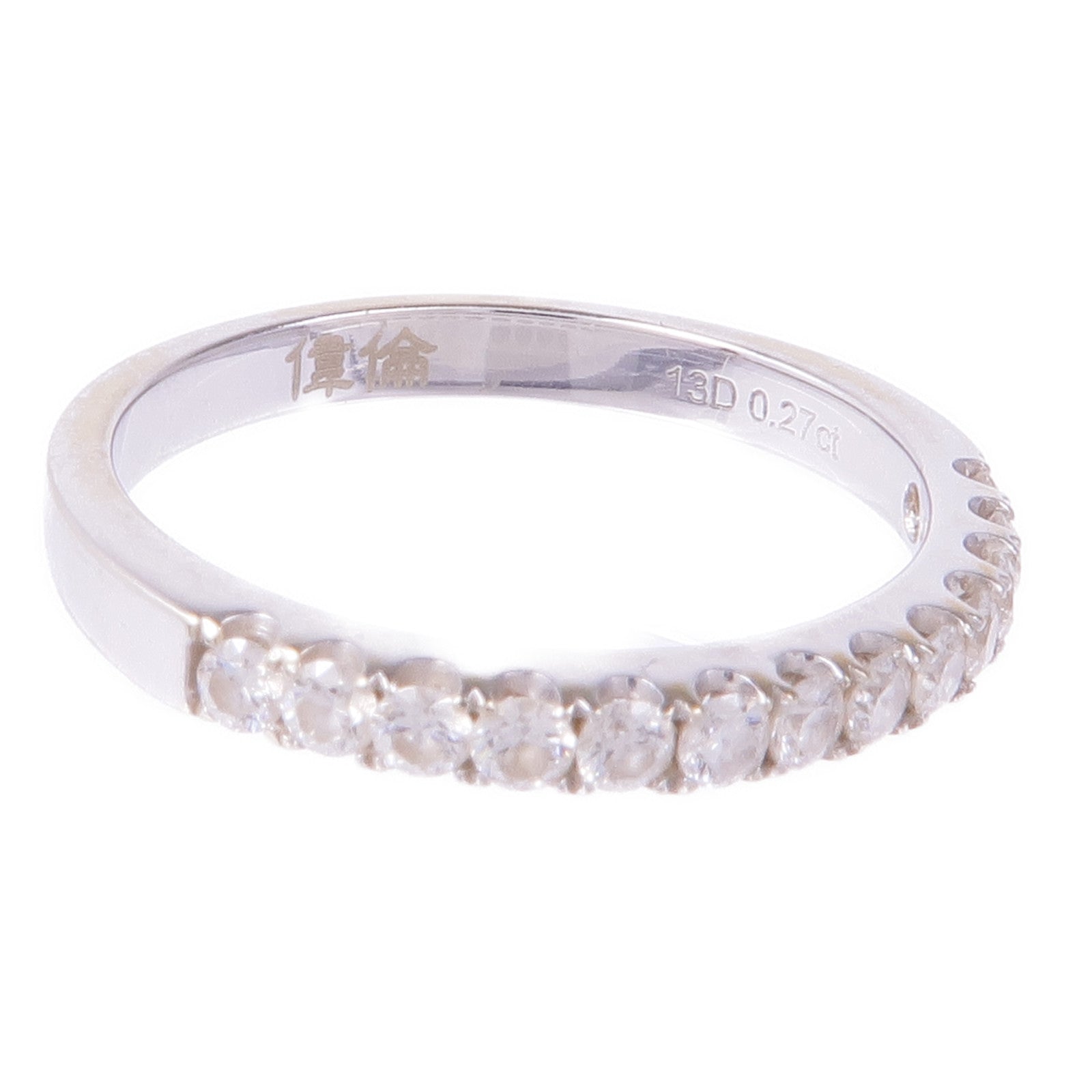 JEWELRY 18K白金Diamond Ring鑽石戒指US#5