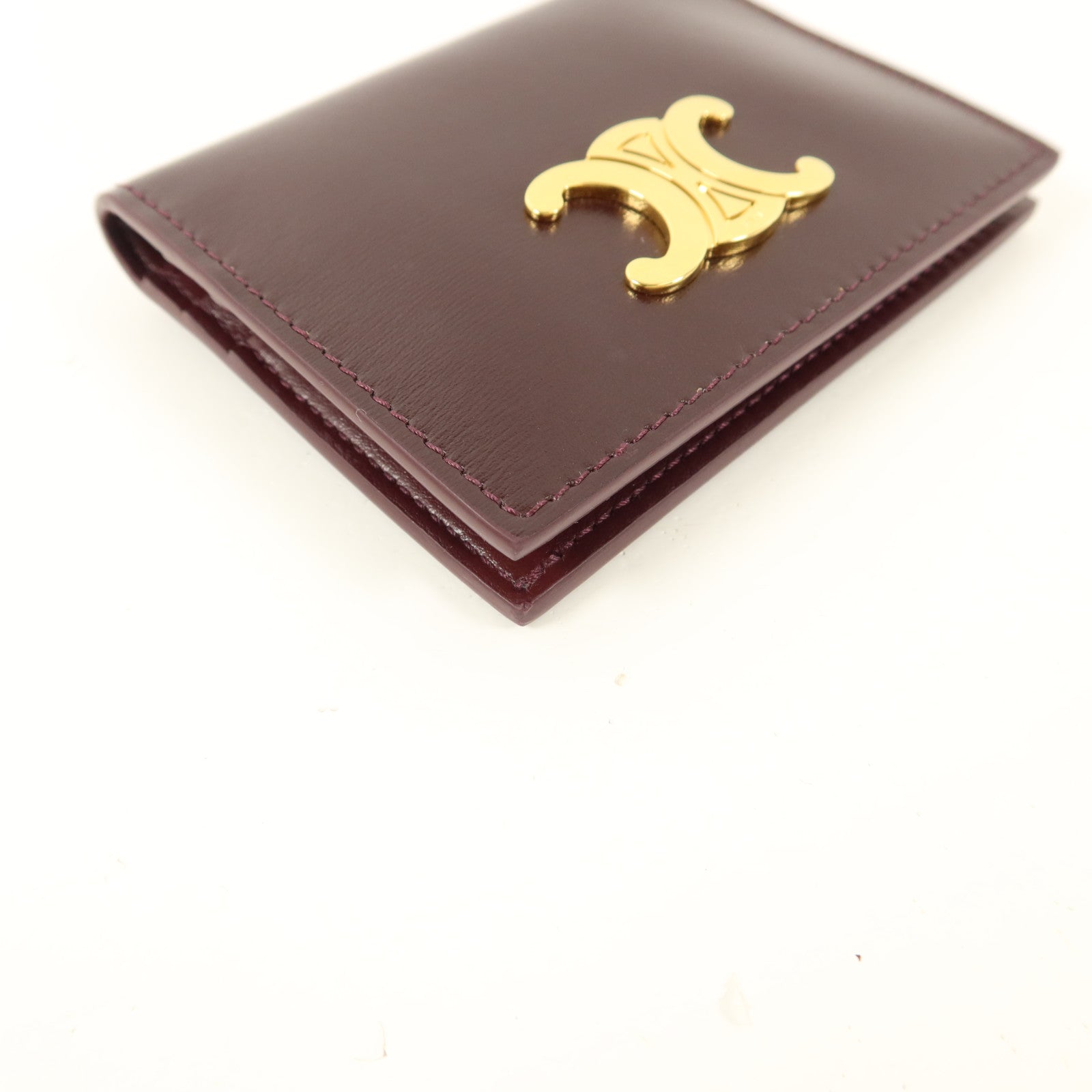 CELINE 牛皮皮革Triomphe Card Holder卡片套
