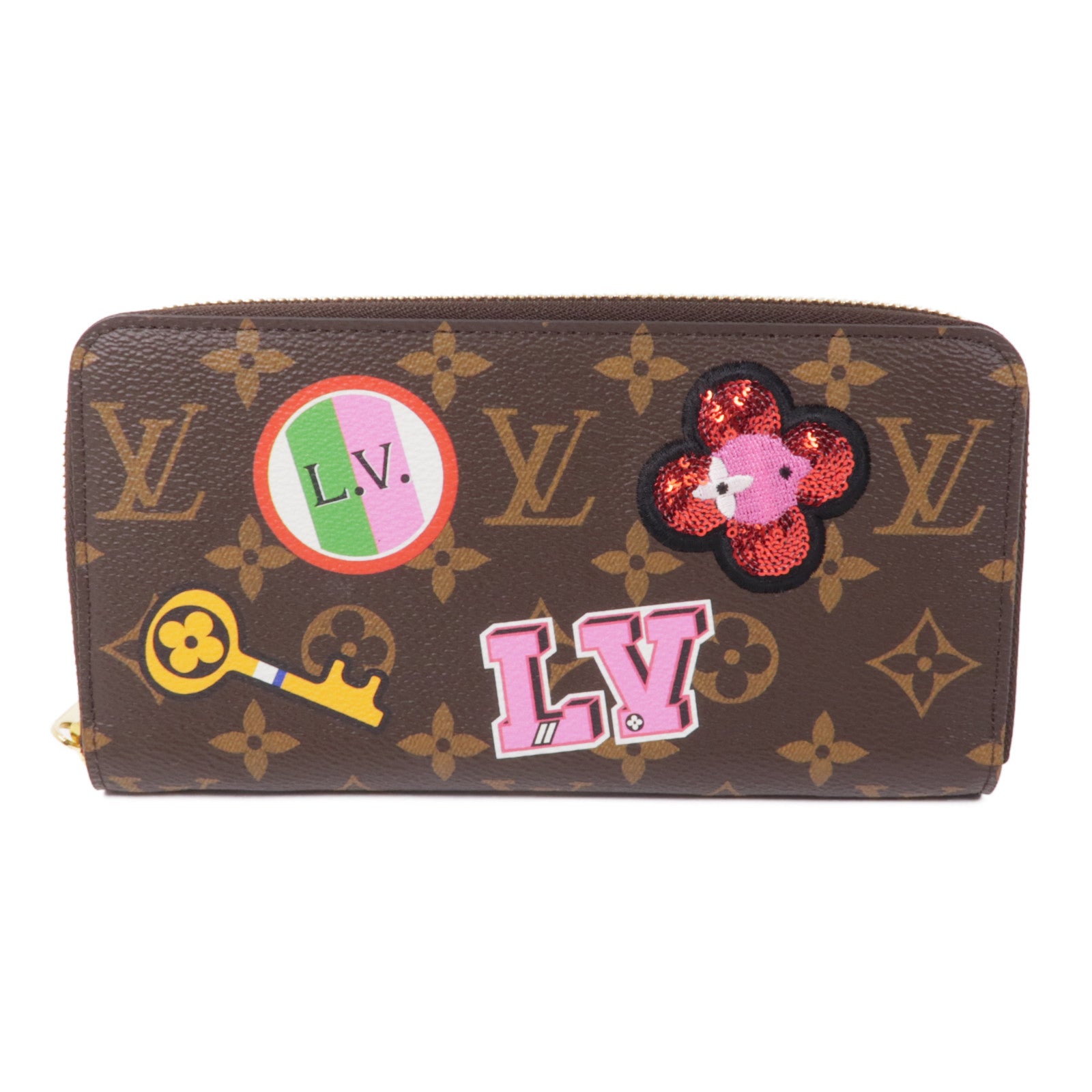 LOUIS VUITTON Monogram Long Wallet金扣長錢包