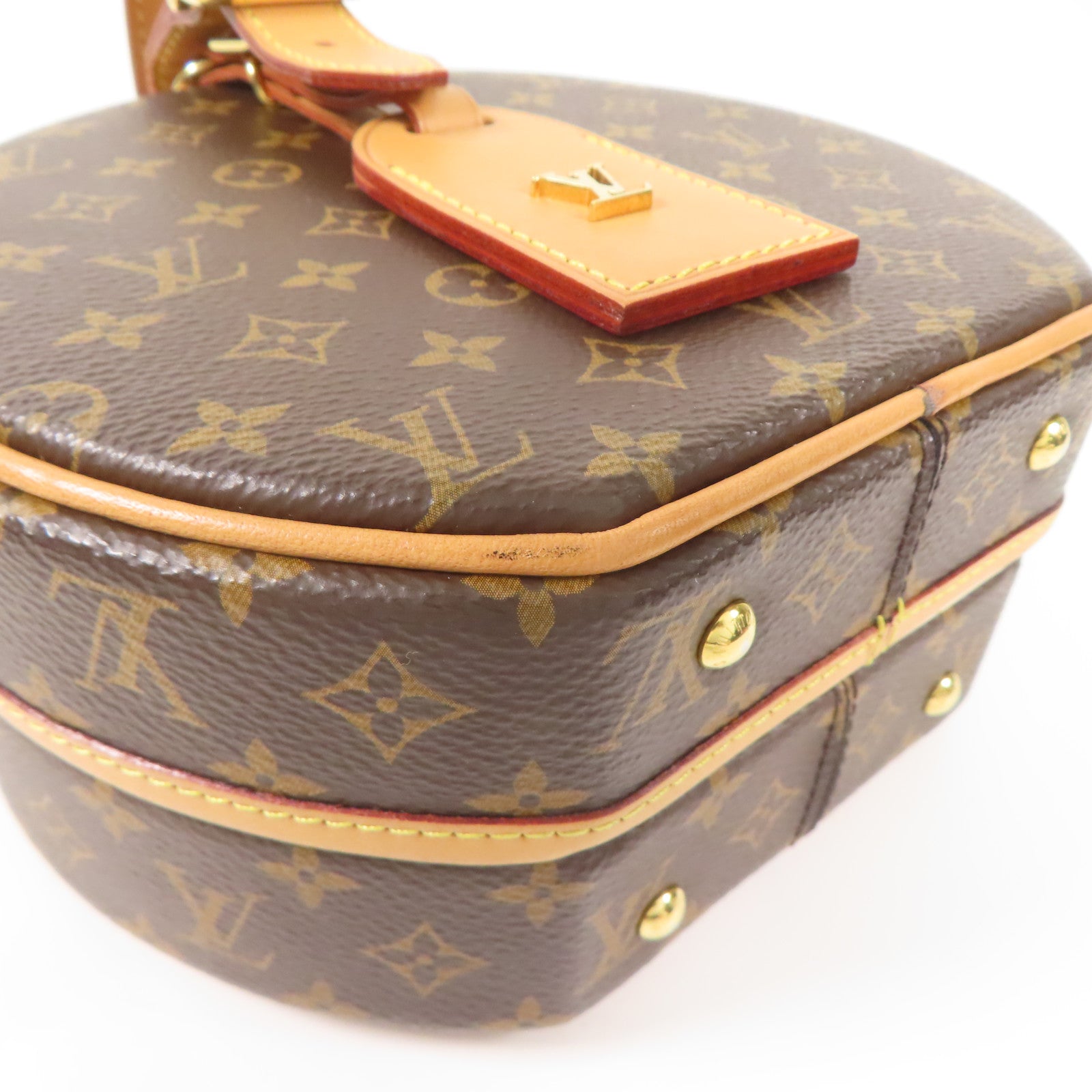LOUIS VUITTON 【激減優惠】Monogram Petite Boite Chapeau金扣手挽肩背兩用袋