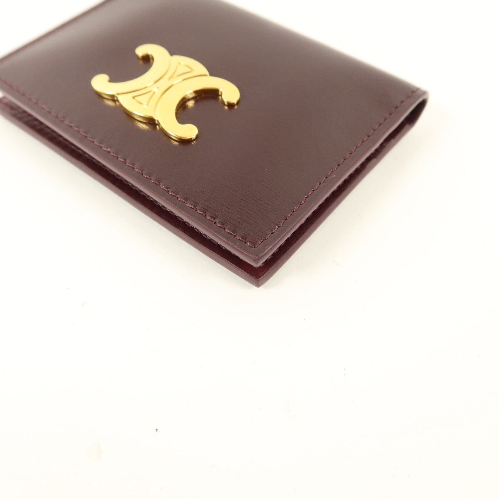 CELINE 牛皮皮革Triomphe Card Holder卡片套