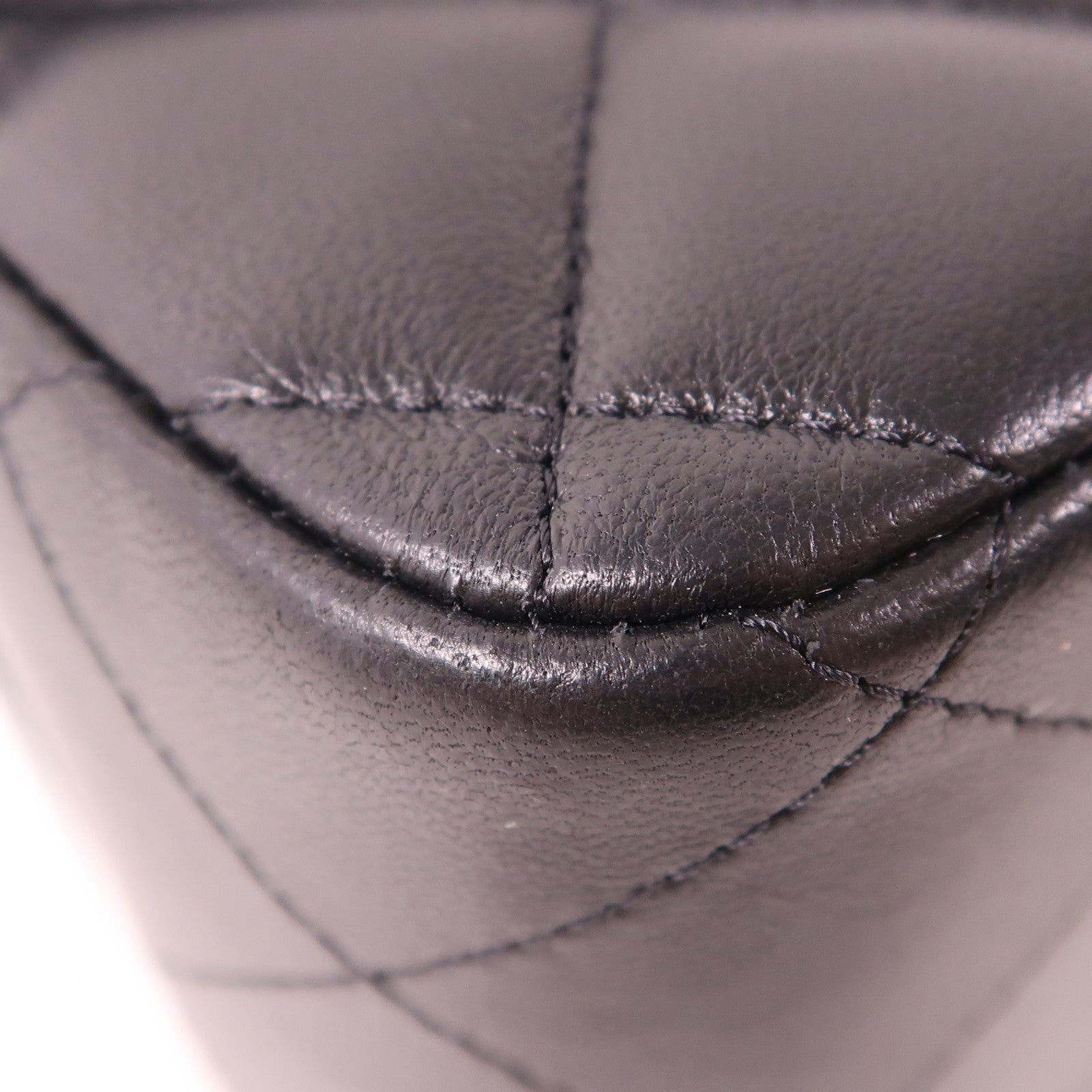 CHANEL CC GHW Maxi Classic Chain Shoulder Bag A5860 Lambskin Leather Black