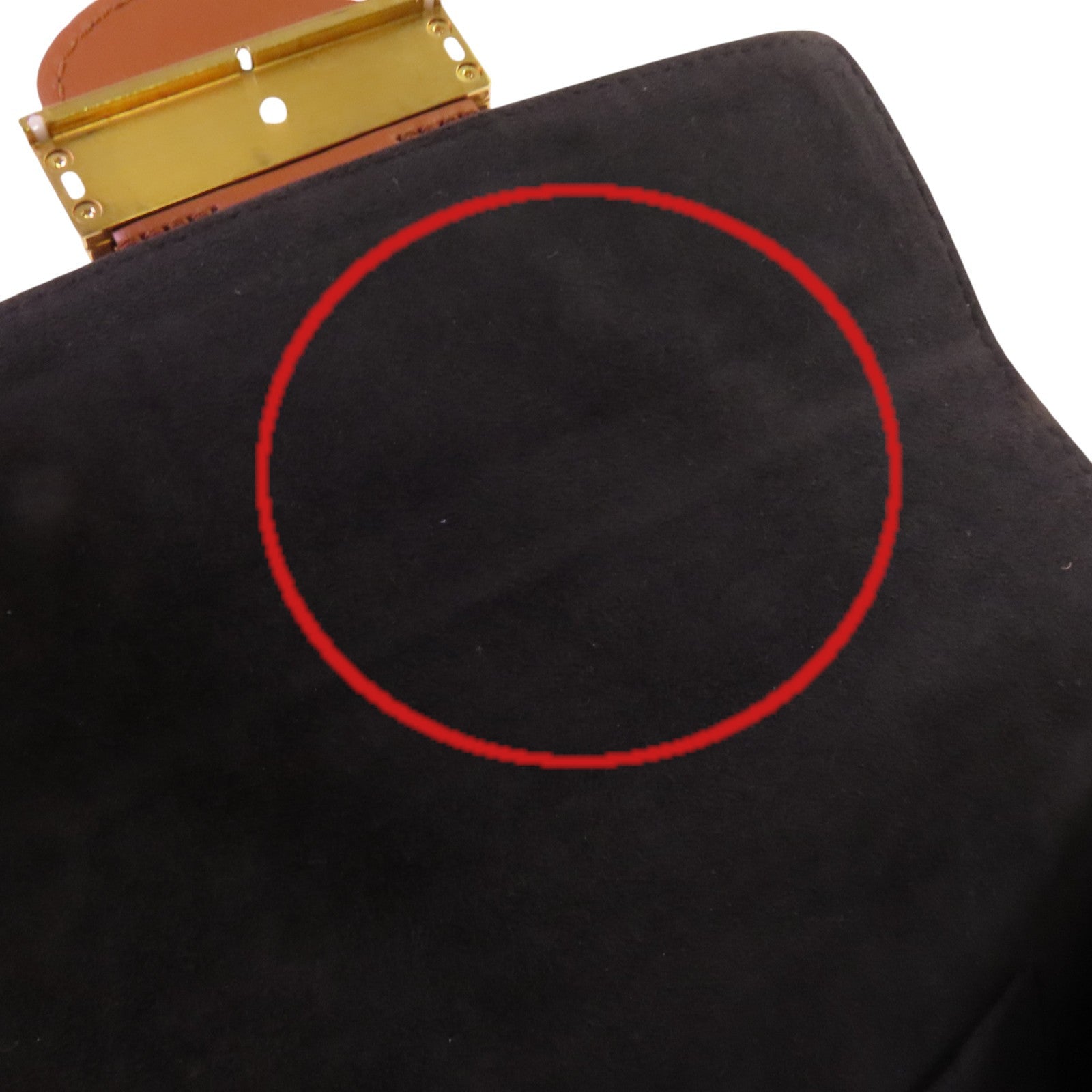 LOUIS VUITTON Monogram Reverse Mini Dauphine金扣肩背袋