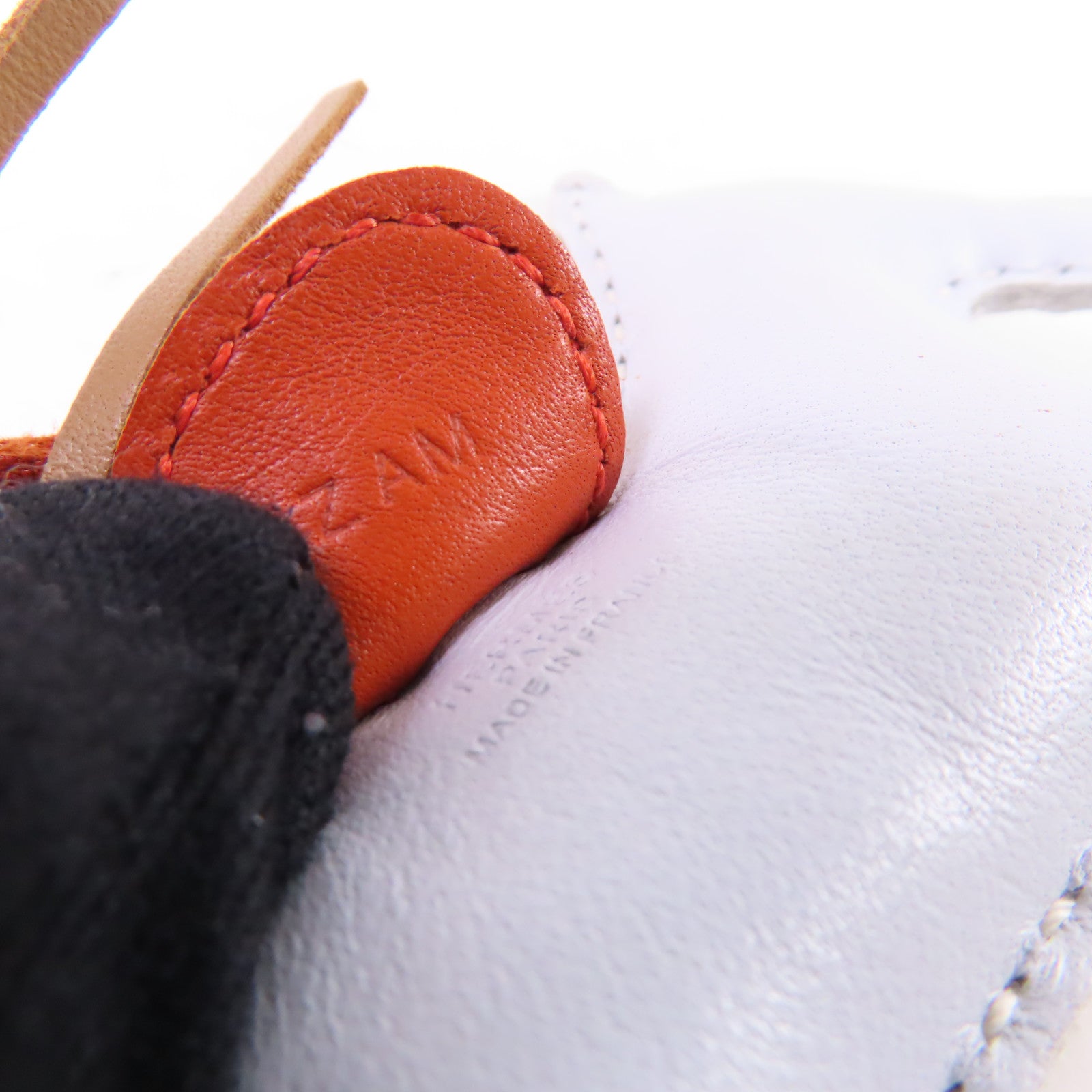 HERMES Swift皮革Rodeo PM Charm掛飾T0 Blue Brume/霧藍色