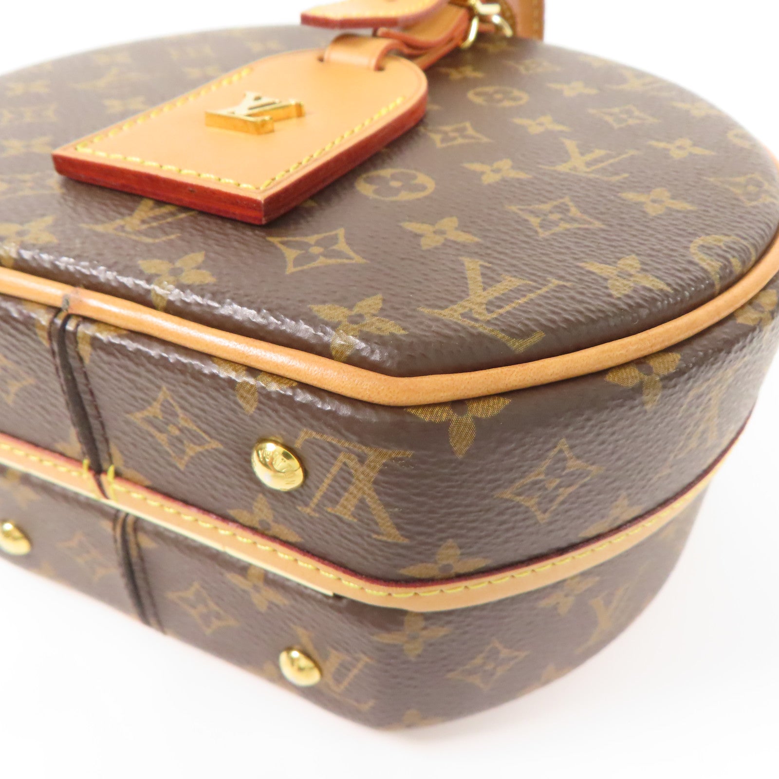 LOUIS VUITTON 【激減優惠】Monogram Petite Boite Chapeau金扣手挽肩背兩用袋