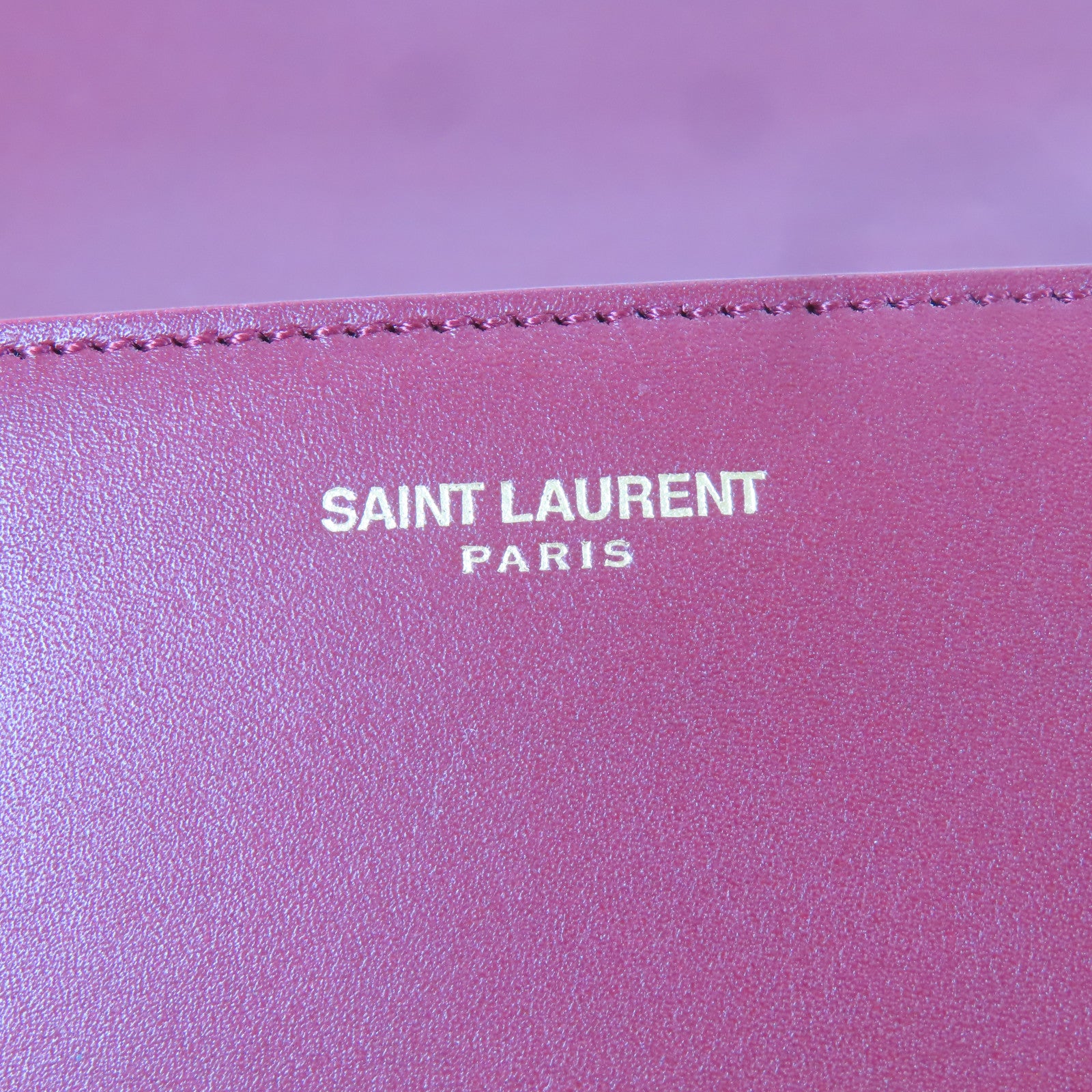 SAINT LAURENT 【激減優惠】牛皮皮革Classic Universite Shoulder Bag金扣肩背袋紅色