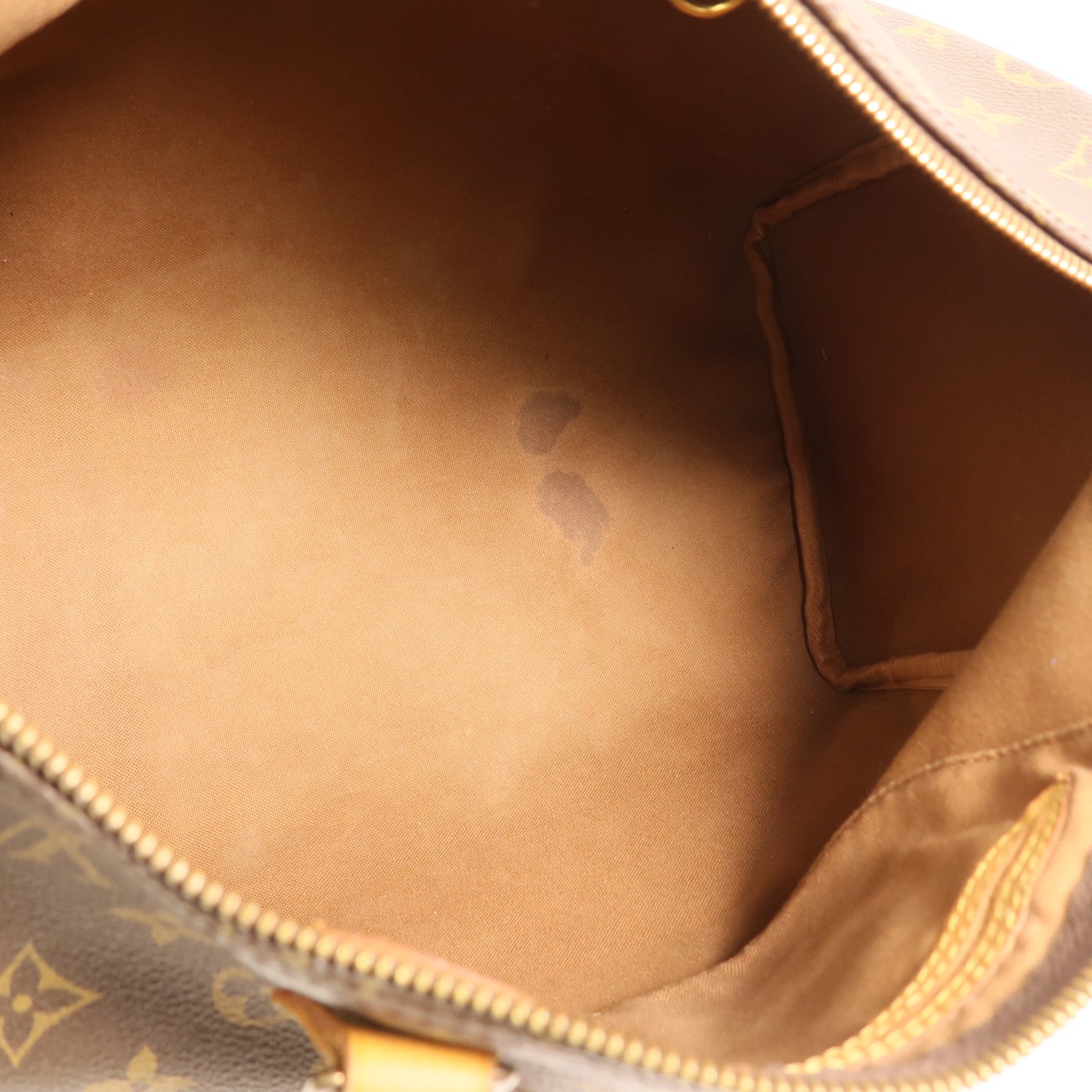 LOUIS VUITTON Monogram Speedy 35金扣手挽袋