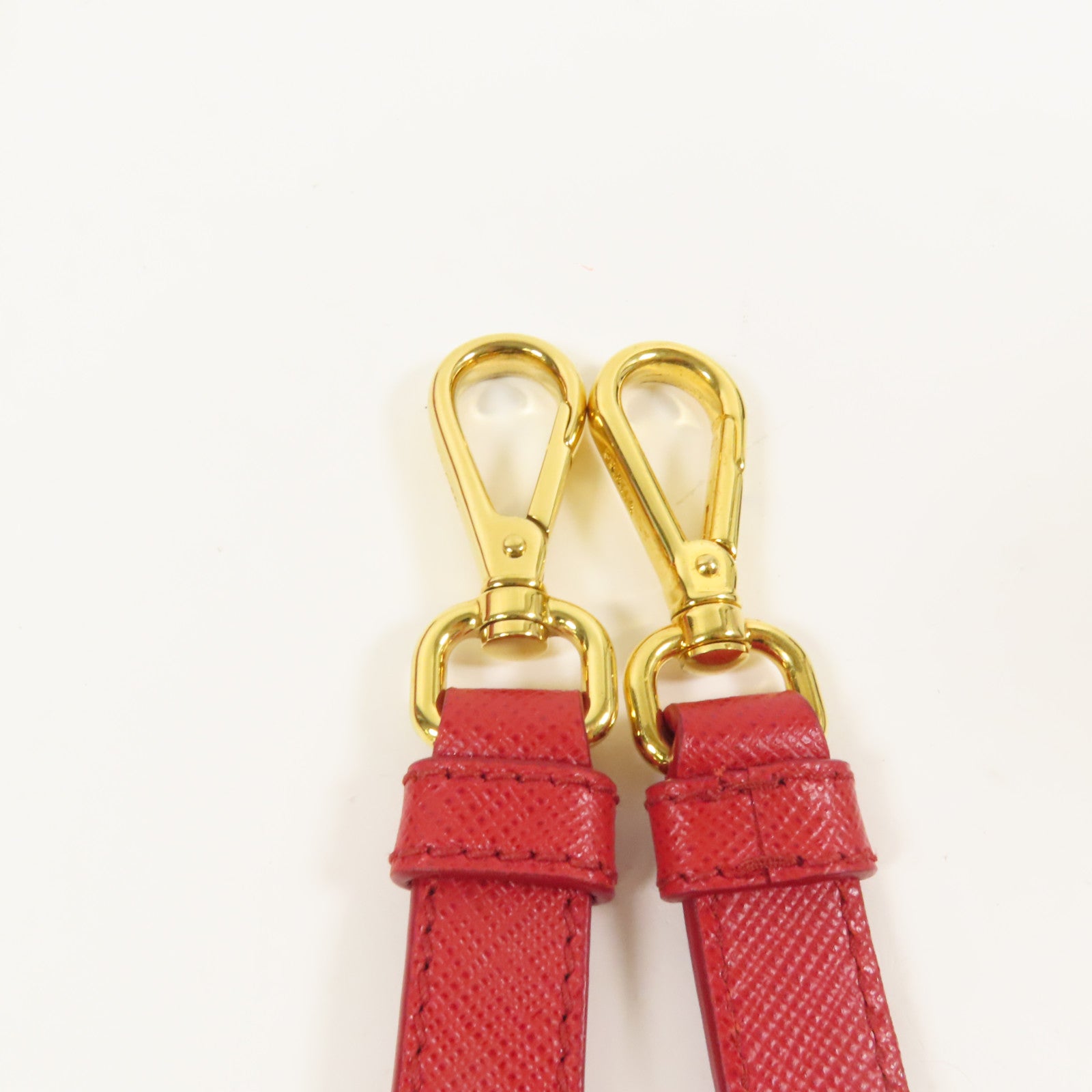 PRADA Saffiano皮革Shoulder Bag金扣手挽肩背兩用袋