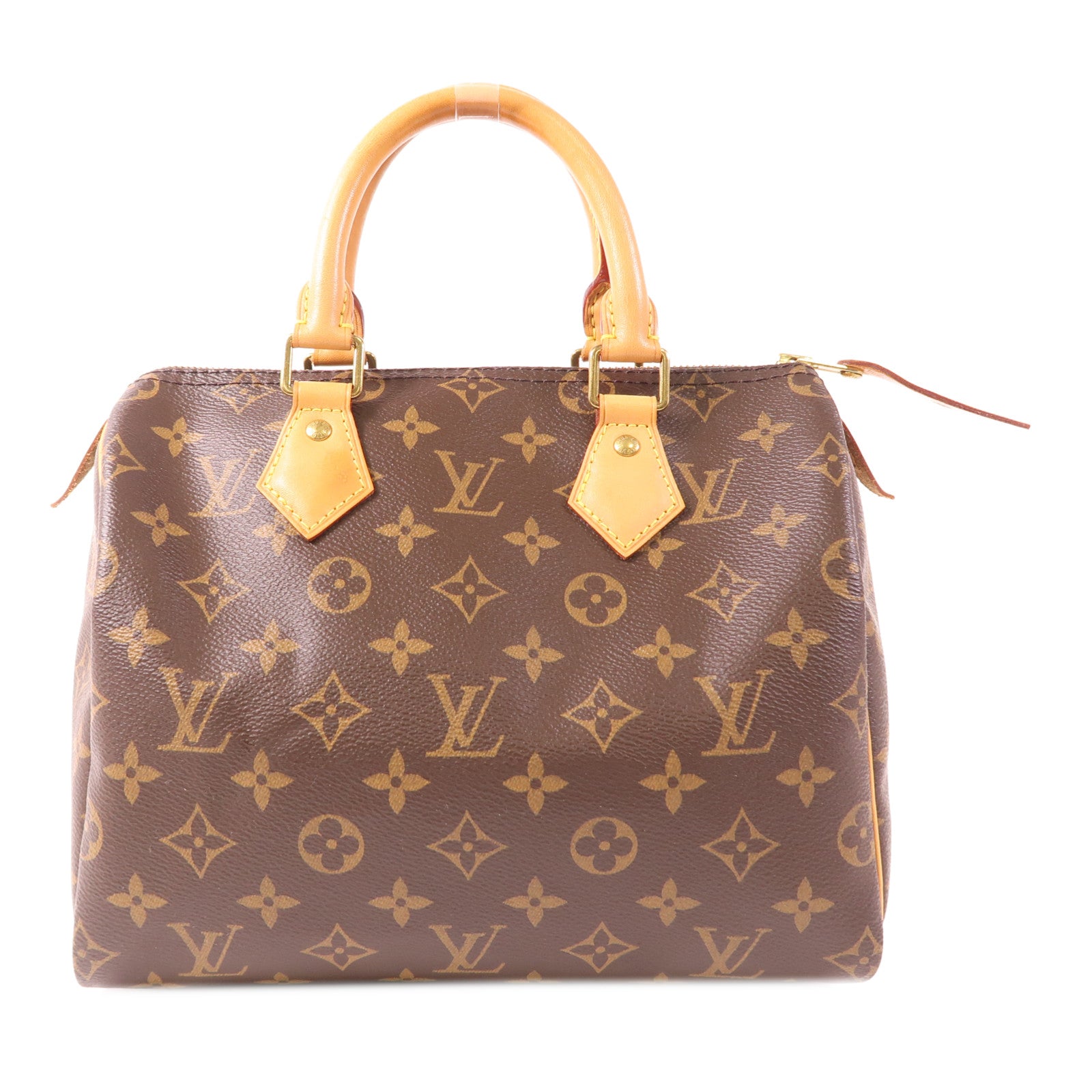 LOUIS VUITTON Monogram Speedy 25金扣手挽袋