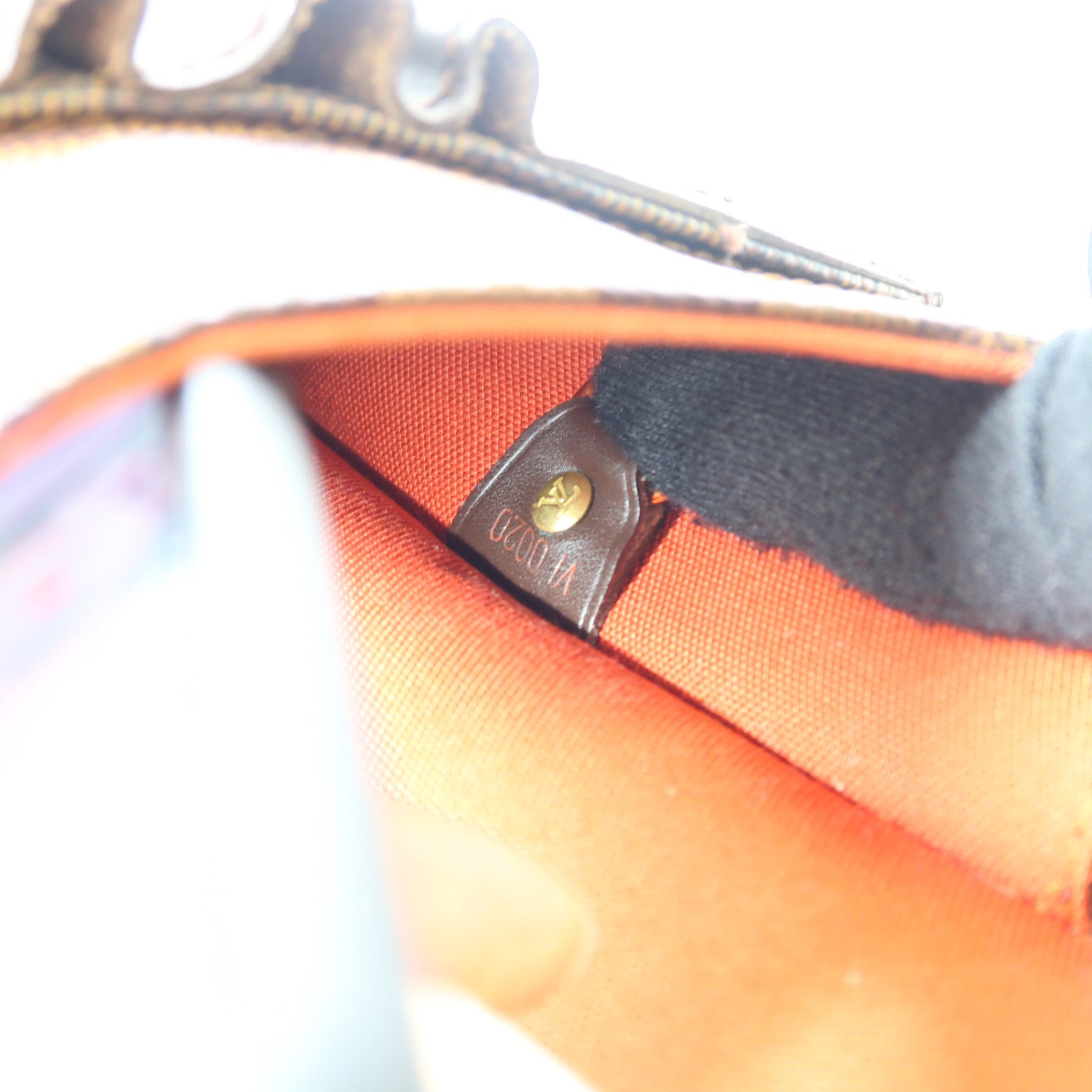 LOUIS VUITTON Damier Ebene Portobello Shoulder Bag金扣肩背袋啡色