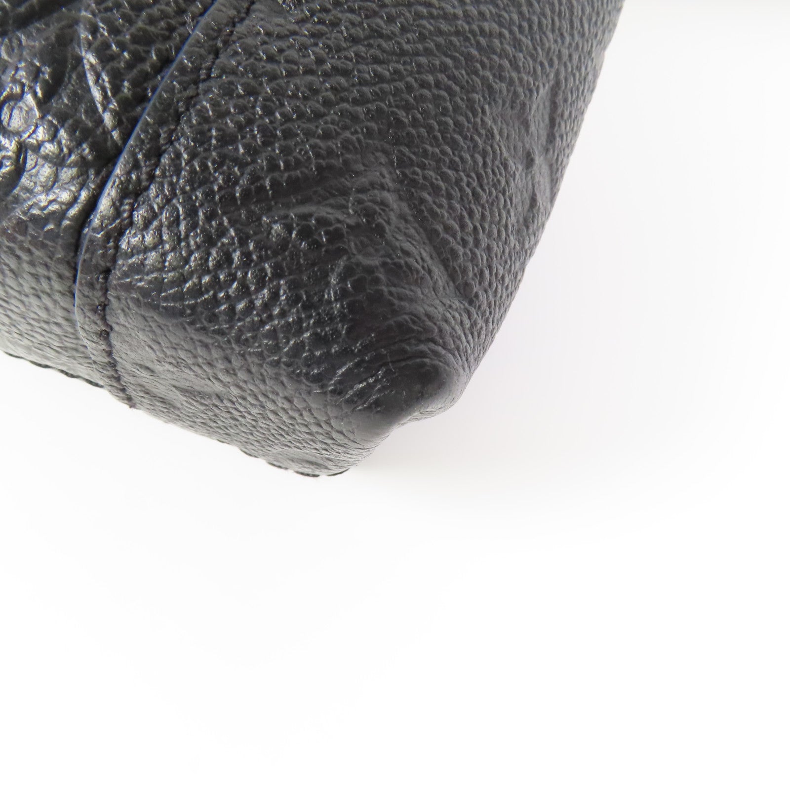 LOUIS VUITTON Monogram Empreinte Blanche BB金扣肩背袋