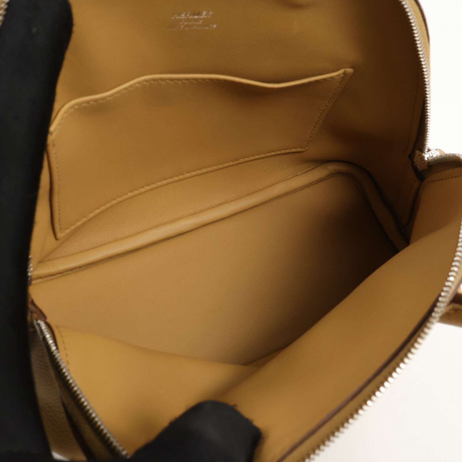 HERMES Evercolor皮革Mini Bolide 1923手挽肩背兩用袋Biscult