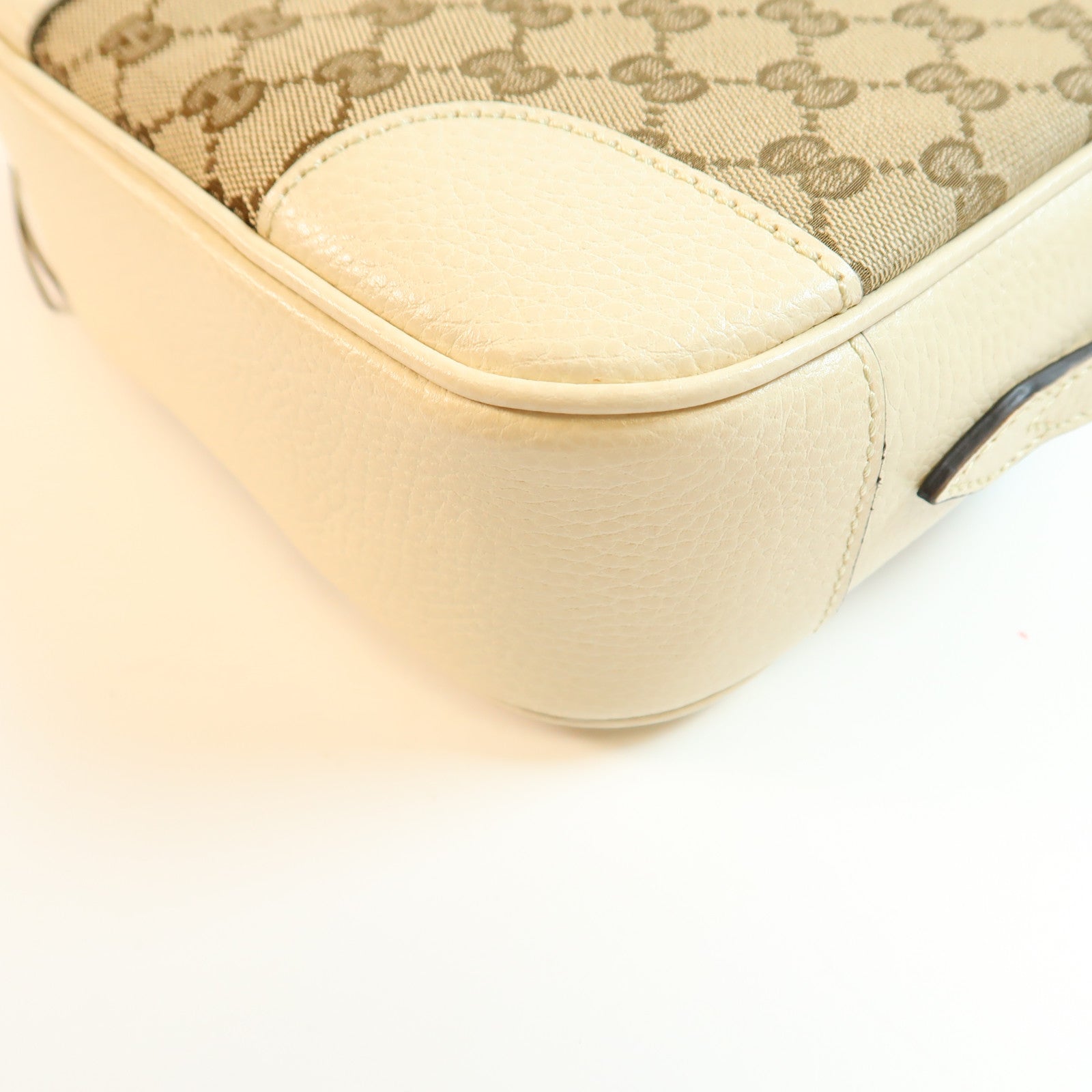 GUCCI 帆布Shoulder Bag金扣肩背袋