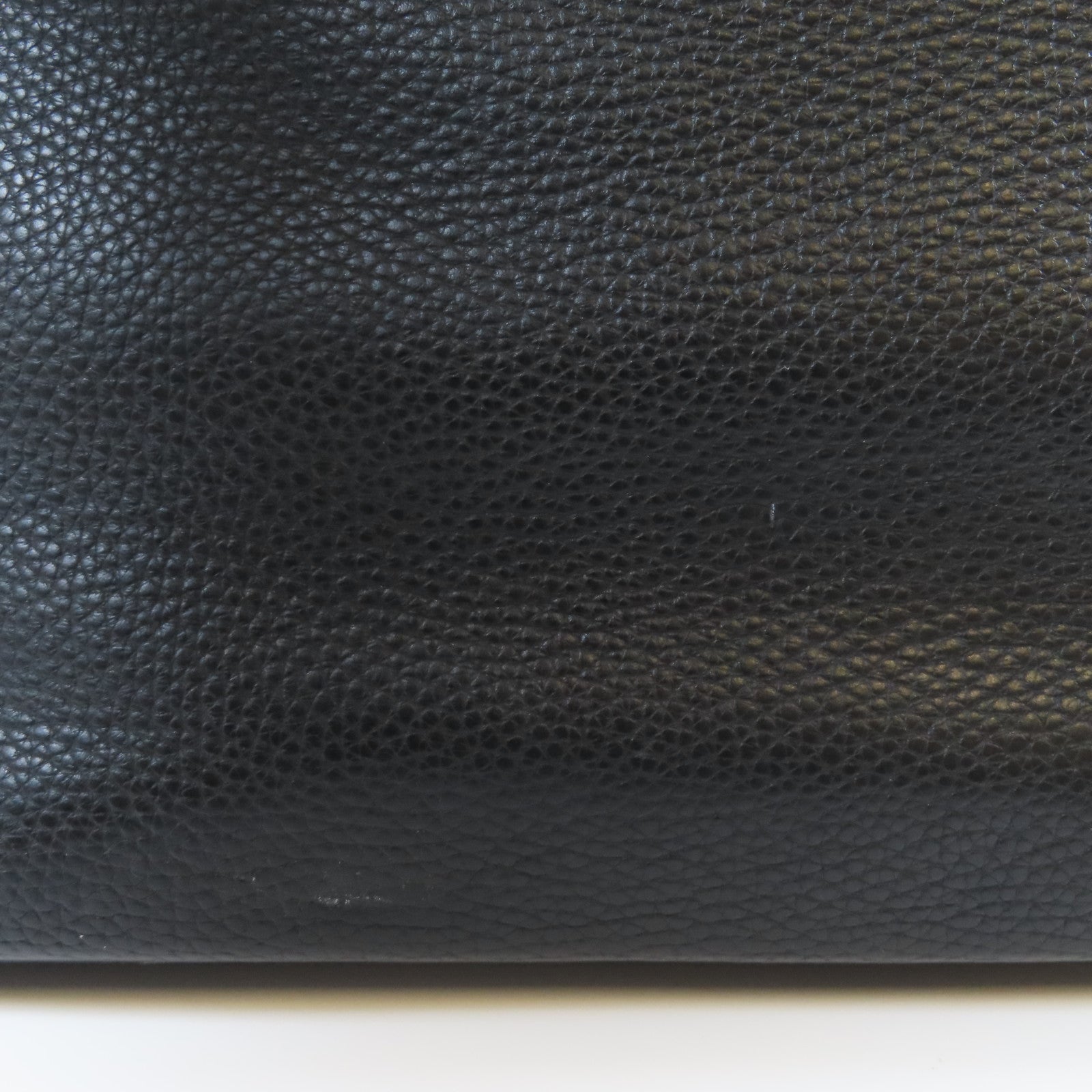 HERMES 【激減優惠】Clemence皮革Bolide 35金扣手挽肩背兩用袋Noir黑色