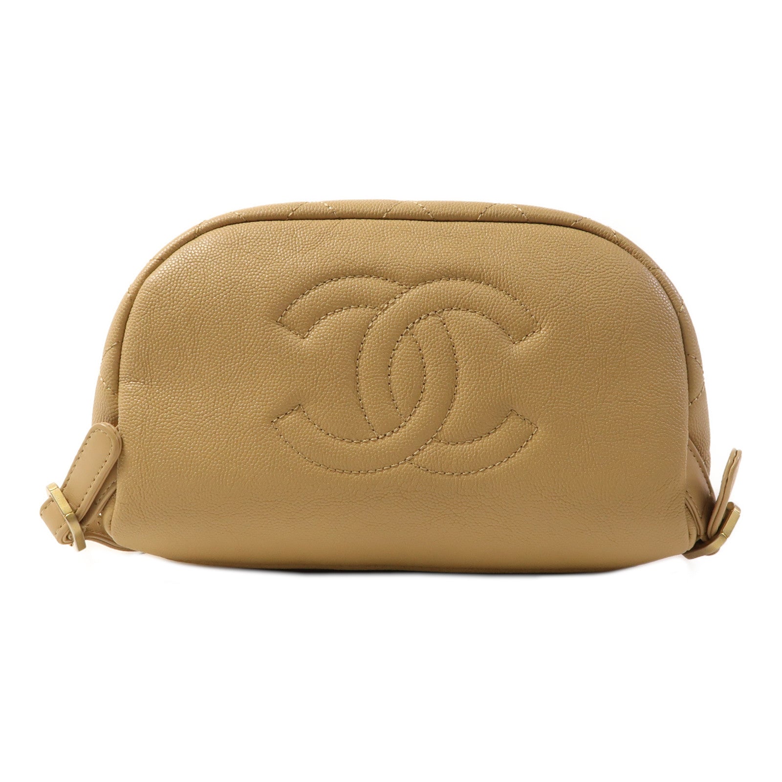 CHANEL 牛皮皮革Filigree Backpack金扣背包