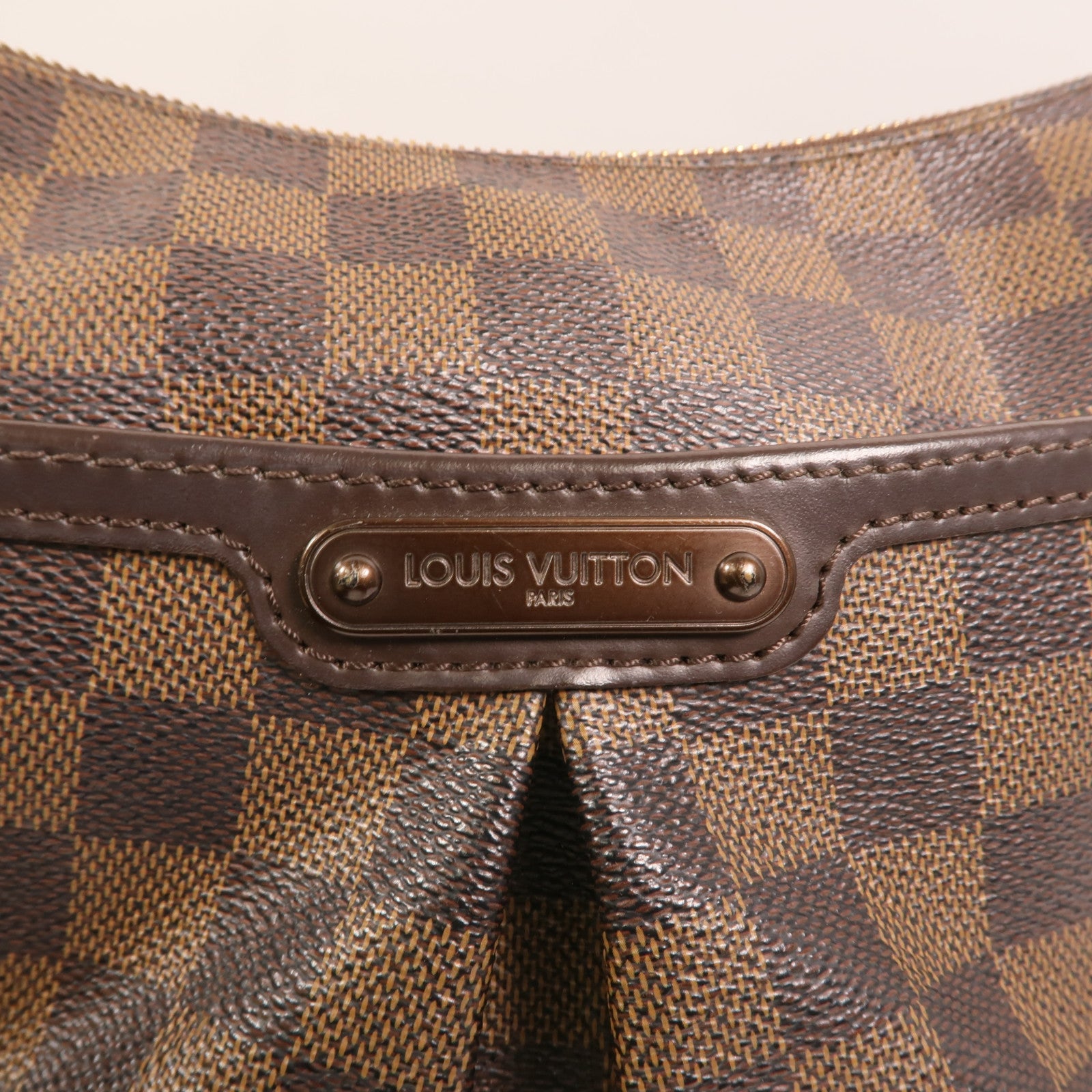 LOUIS VUITTON Damier Bloomsbury PM金扣肩背袋